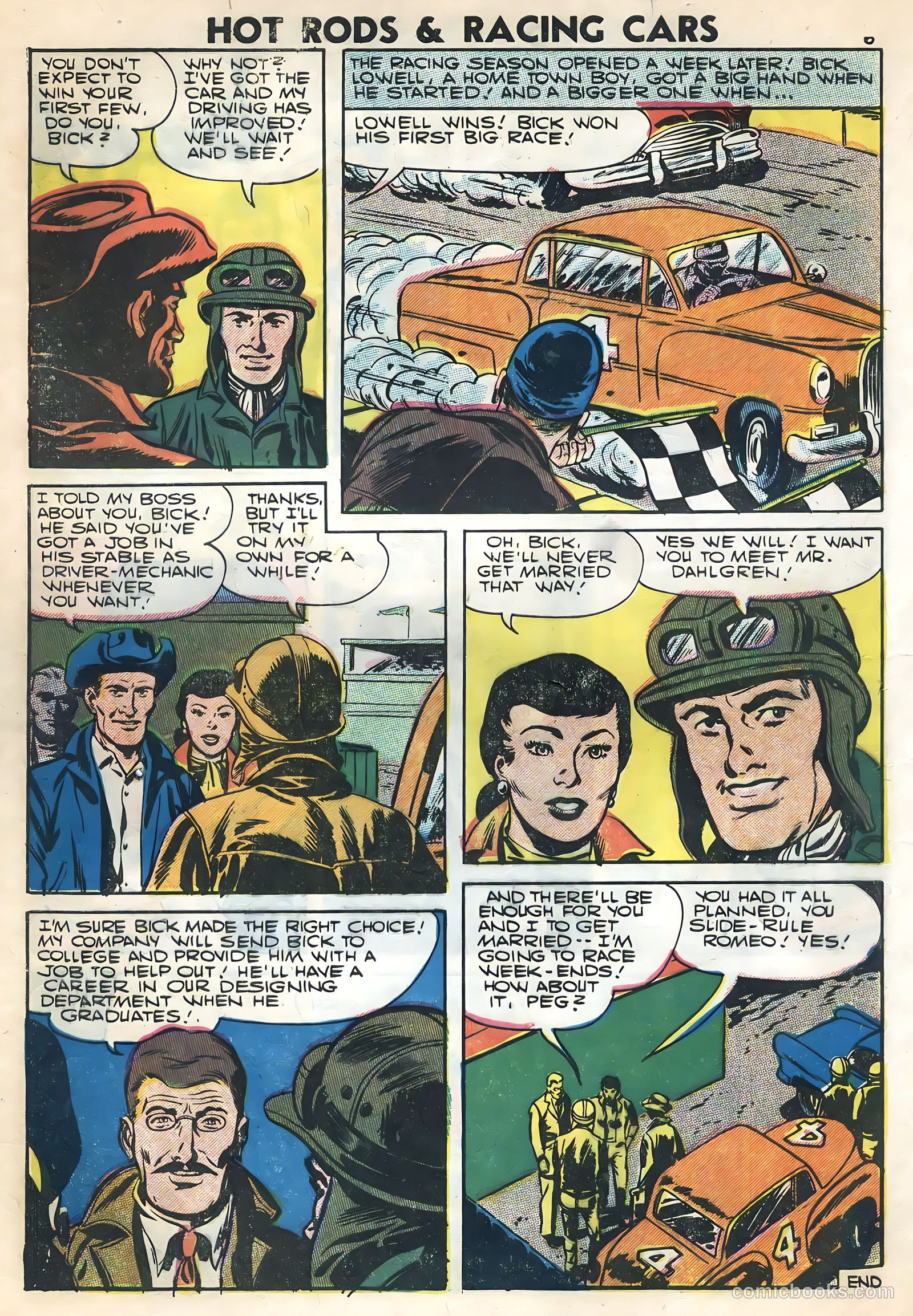 Hot Rods and Racing Cars #31 (1957) — page 8 of 36