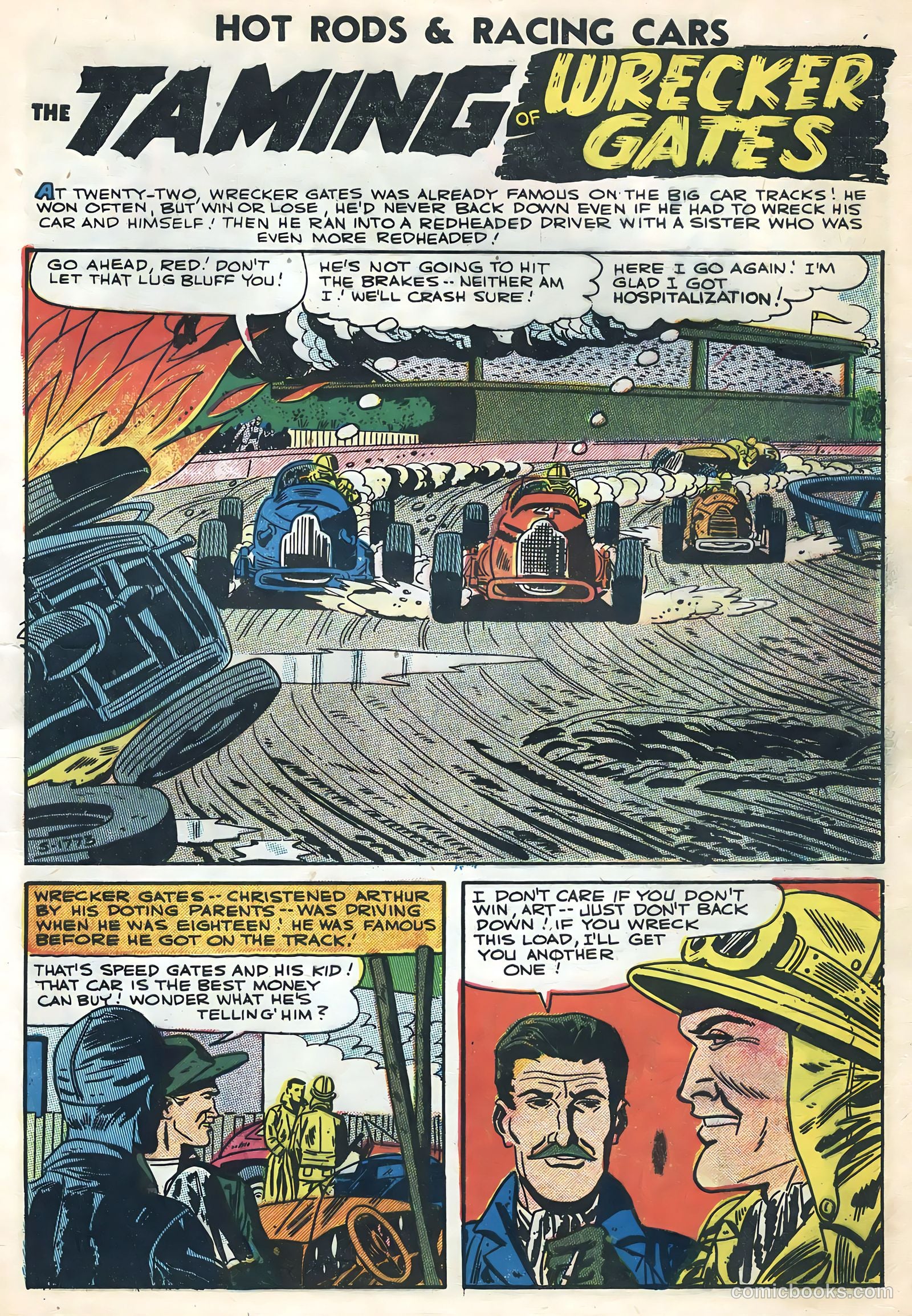 Hot Rods and Racing Cars #31 (1957) — page 9 of 36