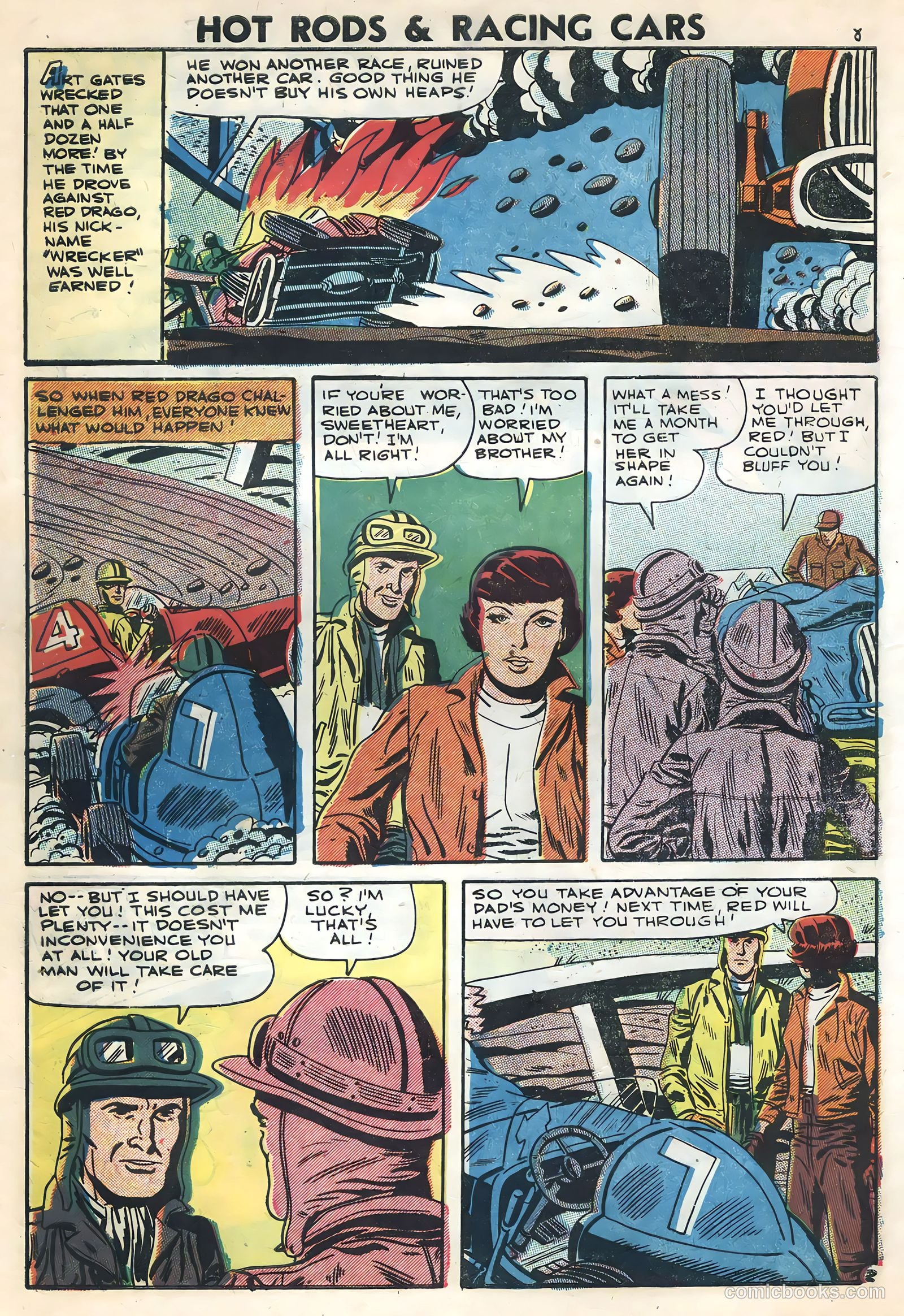 Hot Rods and Racing Cars #31 (1957) — page 10 of 36