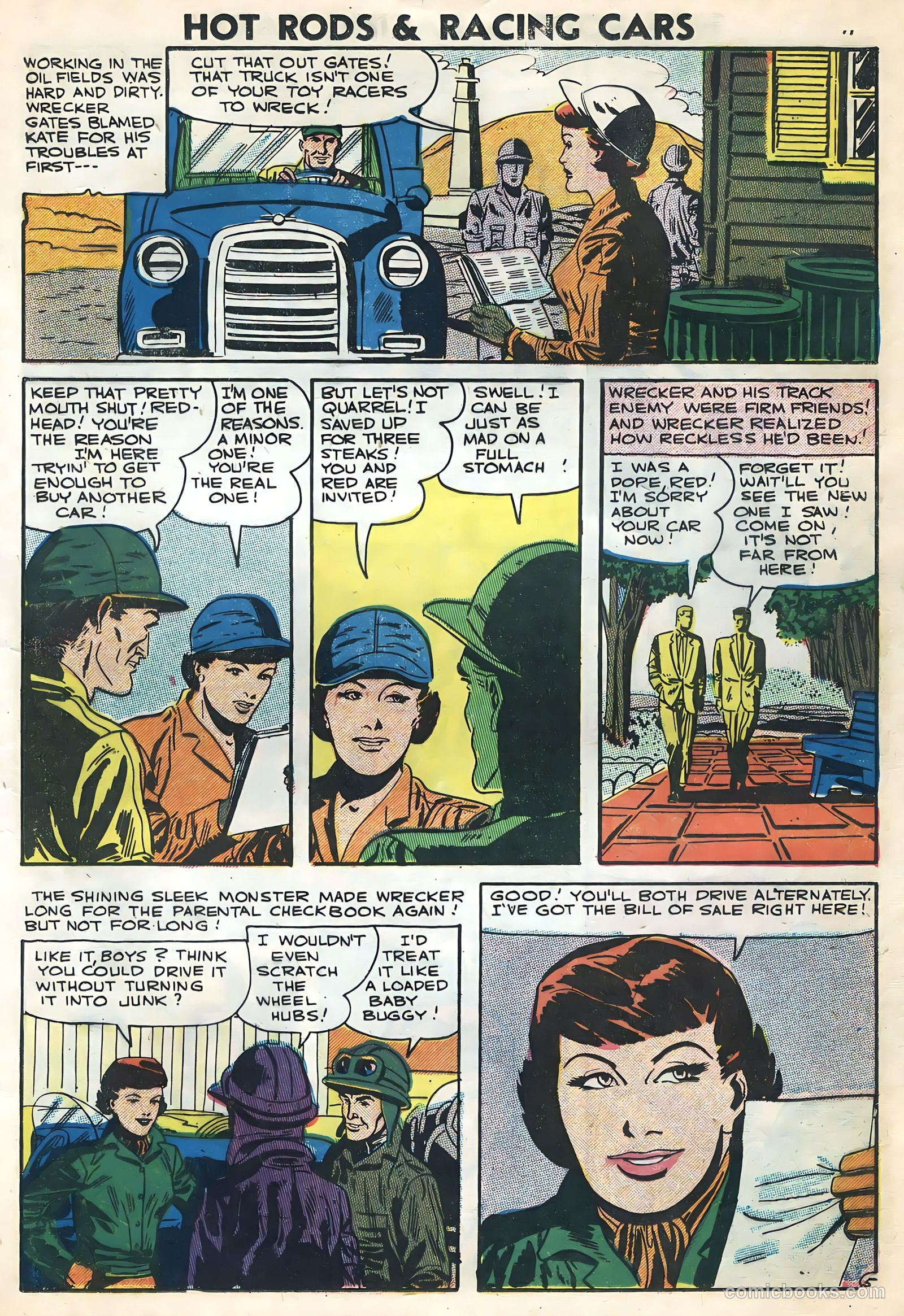 Hot Rods and Racing Cars #31 (1957) — page 13 of 36