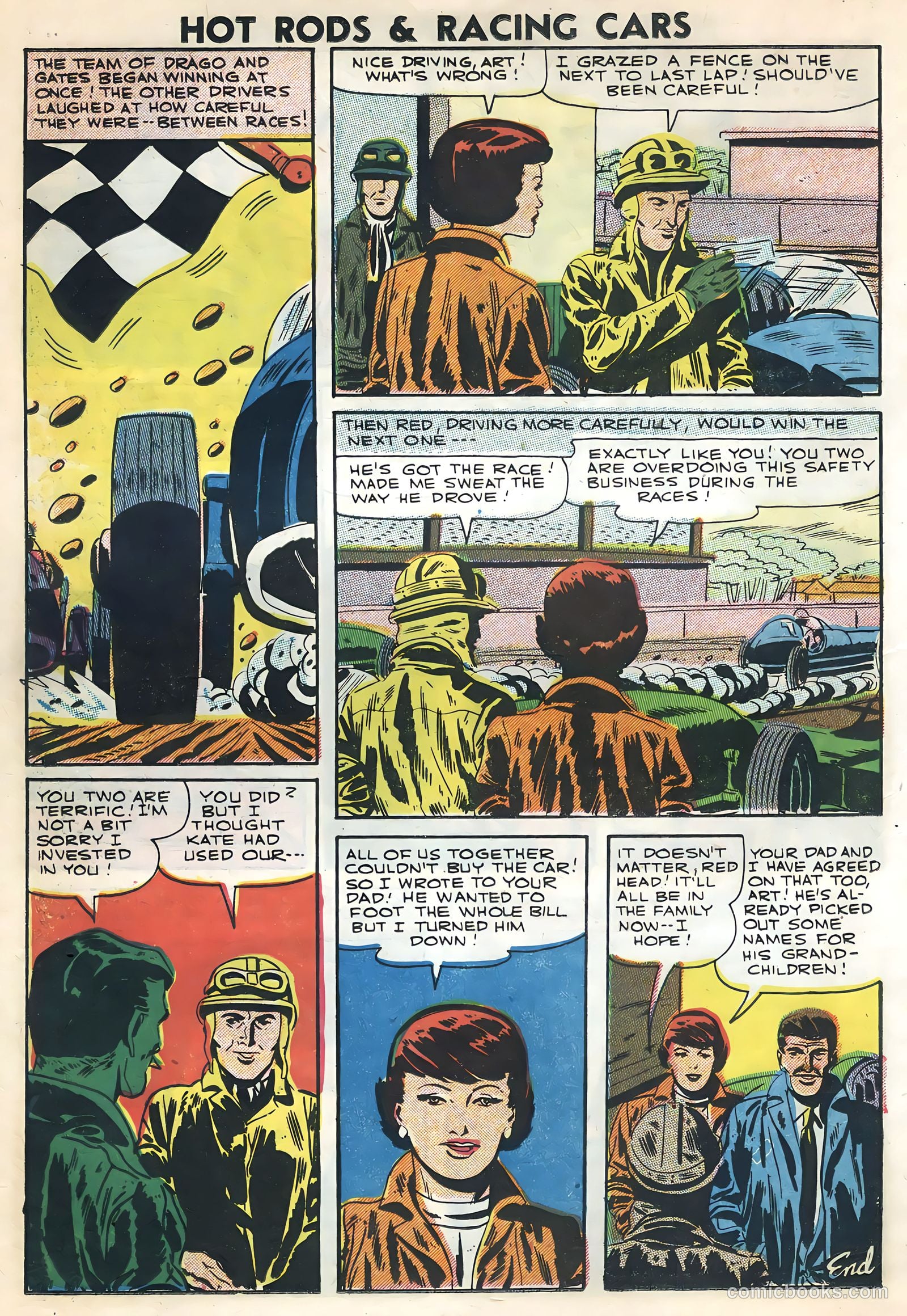Hot Rods and Racing Cars #31 (1957) — page 14 of 36