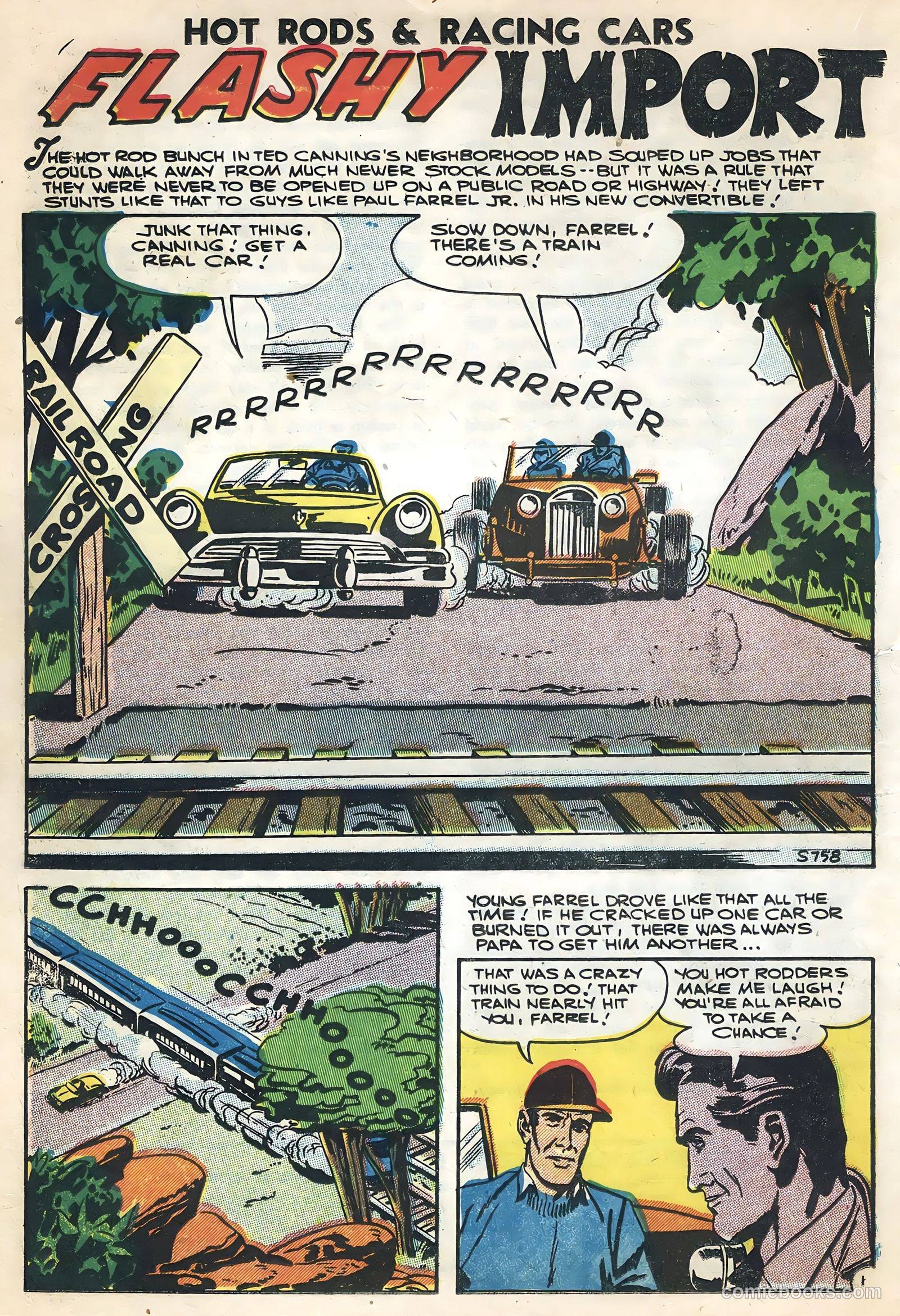 Hot Rods and Racing Cars #31 (1957) — page 18 of 36