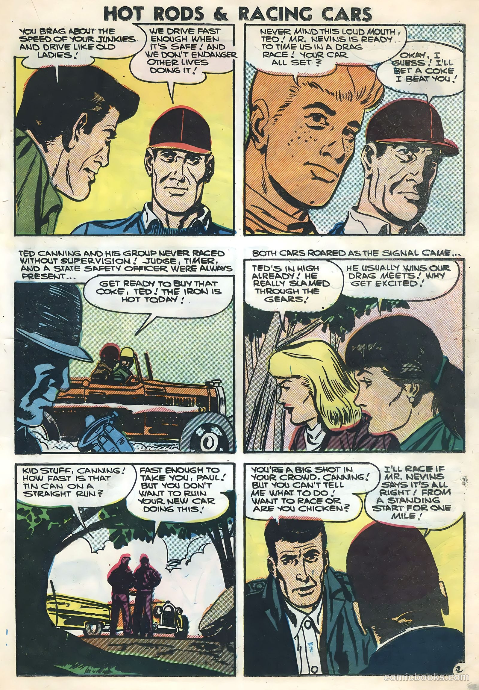 Hot Rods and Racing Cars #31 (1957) — page 19 of 36