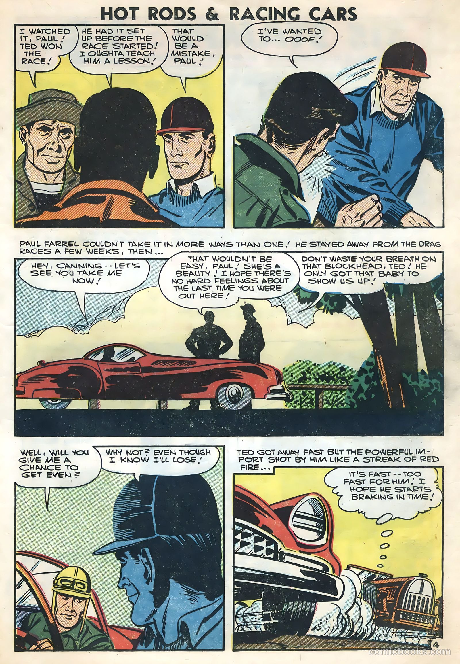 Hot Rods and Racing Cars #31 (1957) — page 21 of 36