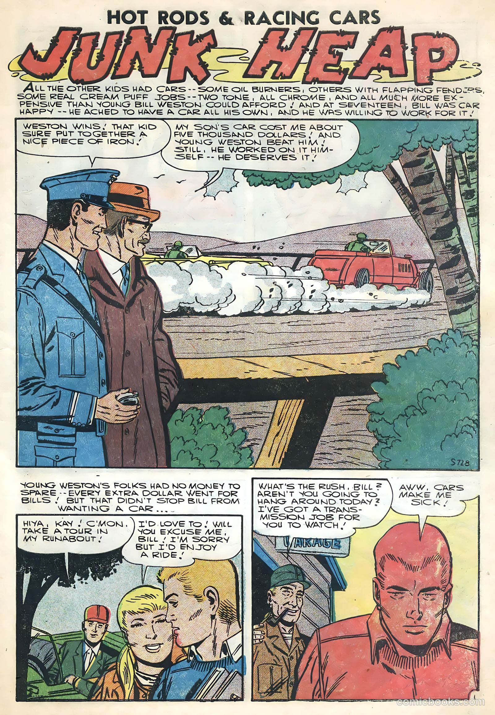 Hot Rods and Racing Cars #31 (1957) — page 27 of 36
