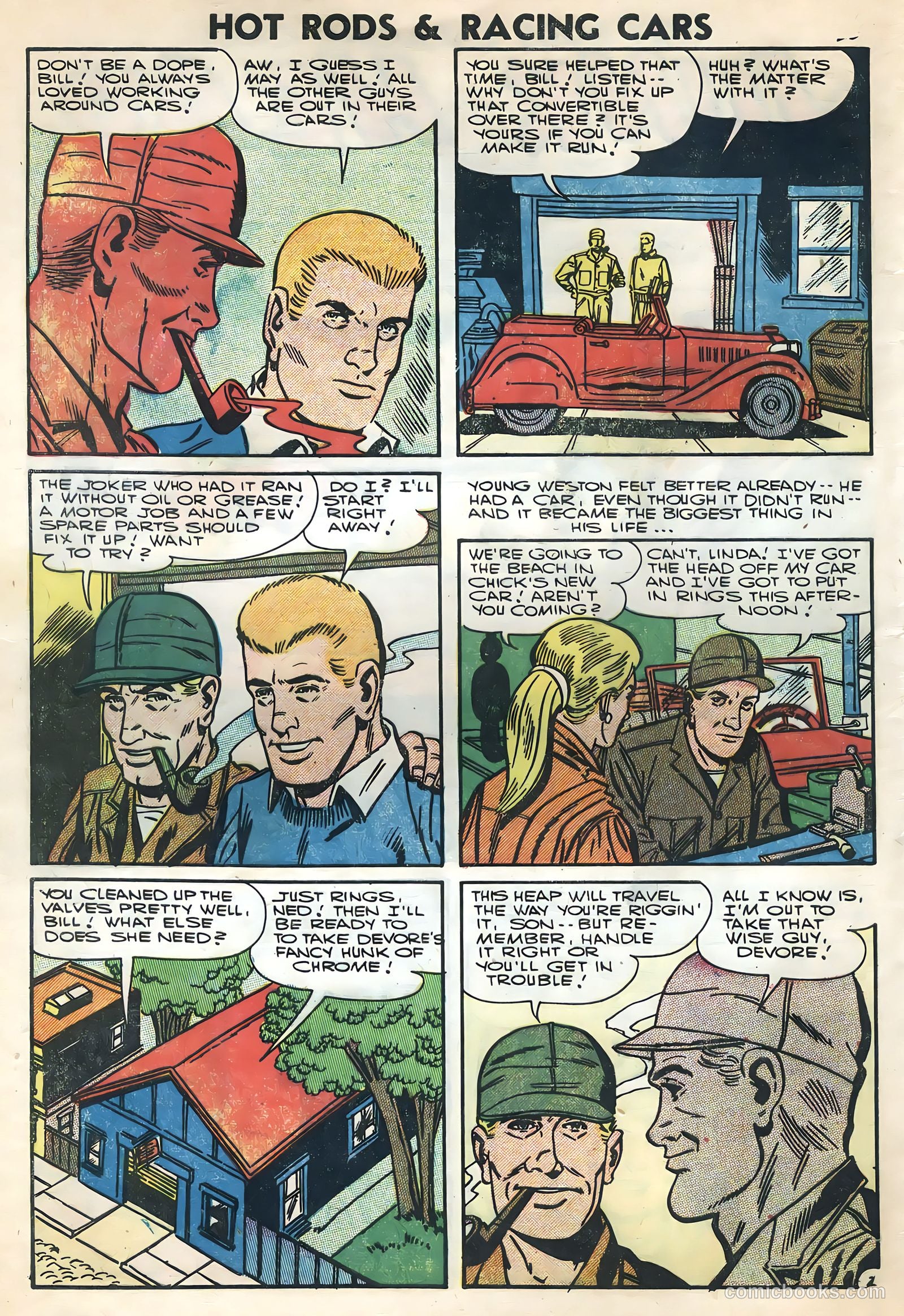 Hot Rods and Racing Cars #31 (1957) — page 28 of 36