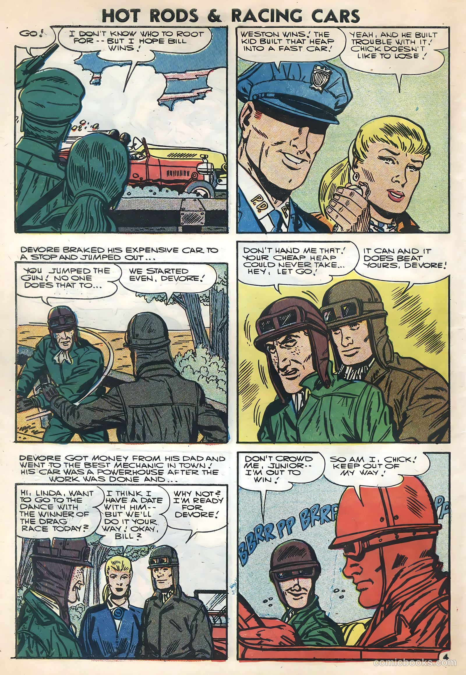 Hot Rods and Racing Cars #31 (1957) — page 30 of 36