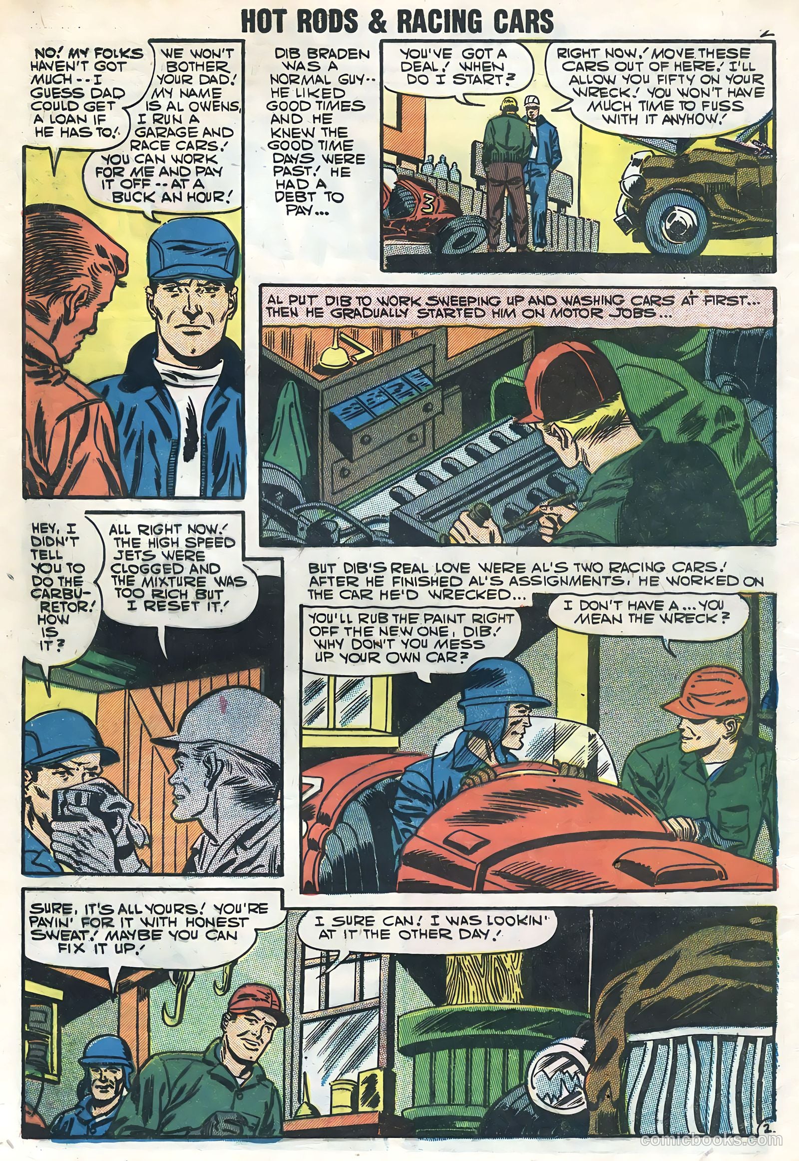 Hot Rods and Racing Cars #32 (1957) — page 4 of 36