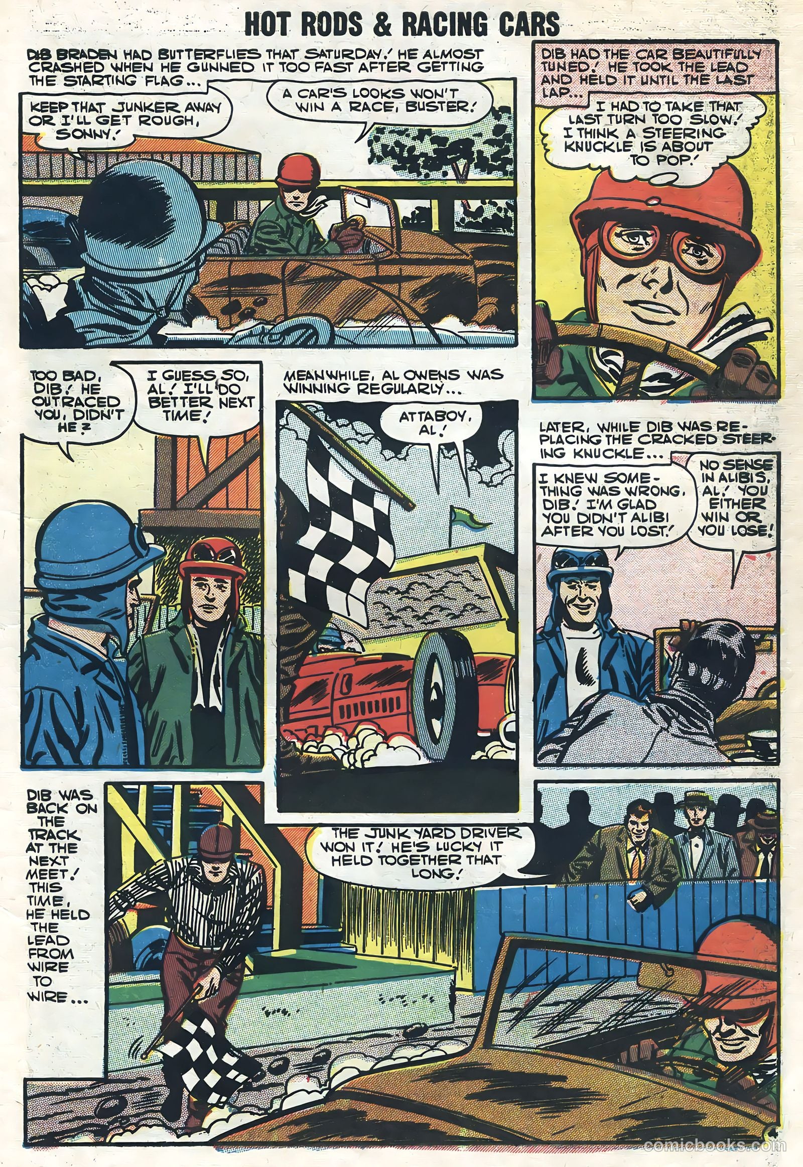 Hot Rods and Racing Cars #32 (1957) — page 7 of 36