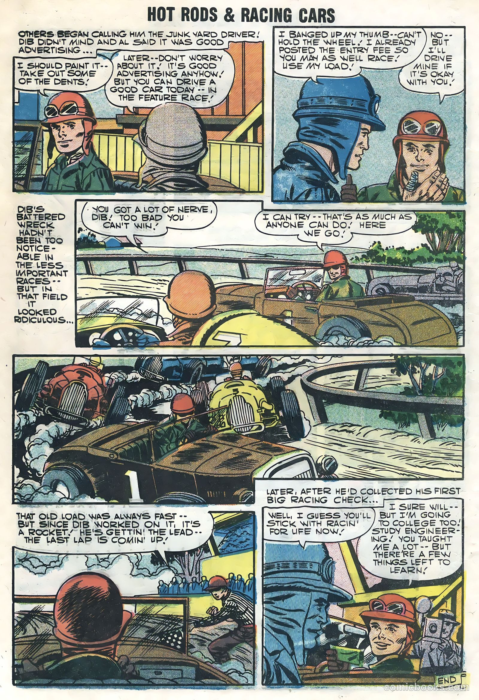 Hot Rods and Racing Cars #32 (1957) — page 8 of 36