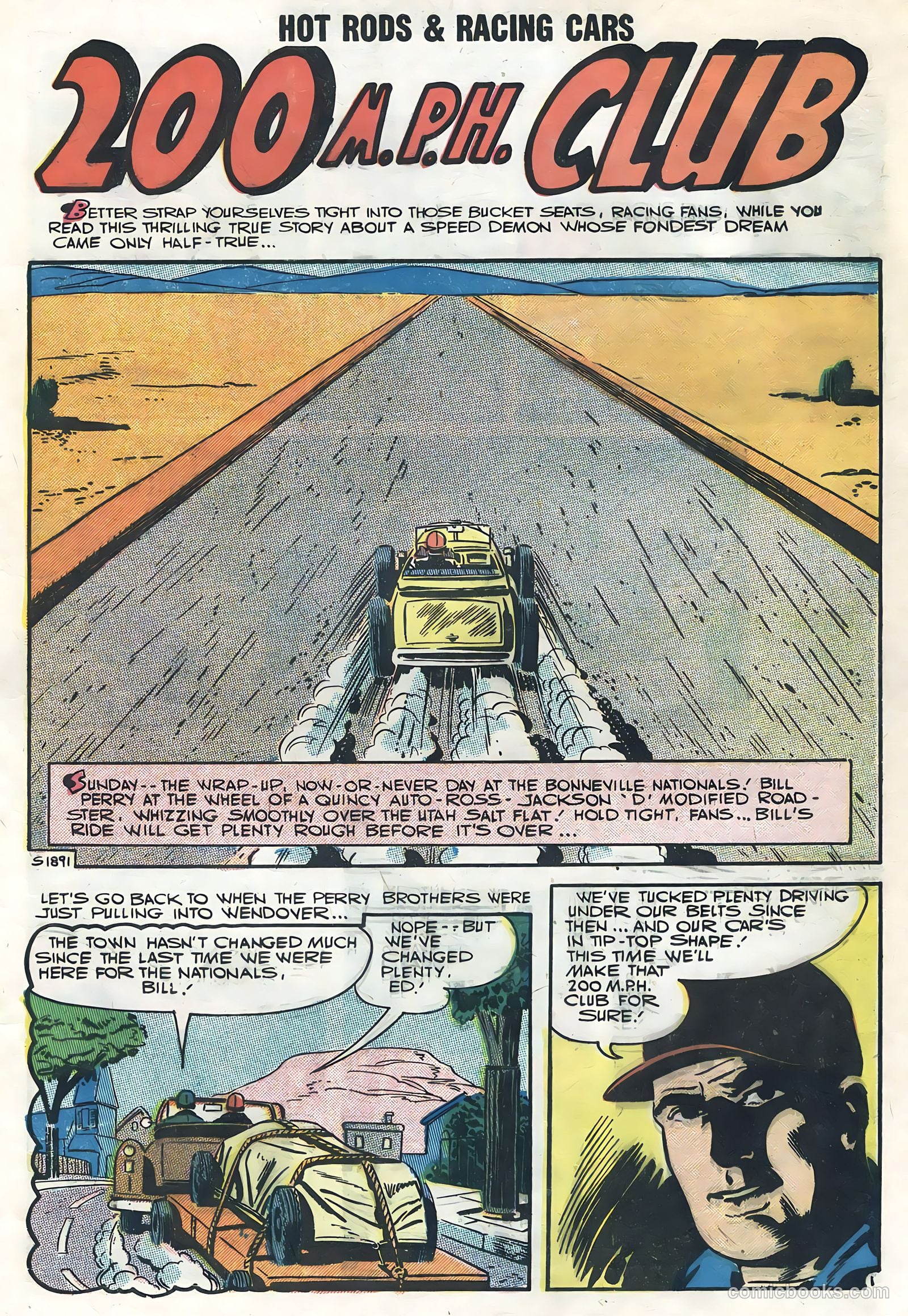 Hot Rods and Racing Cars #32 (1957) — page 9 of 36