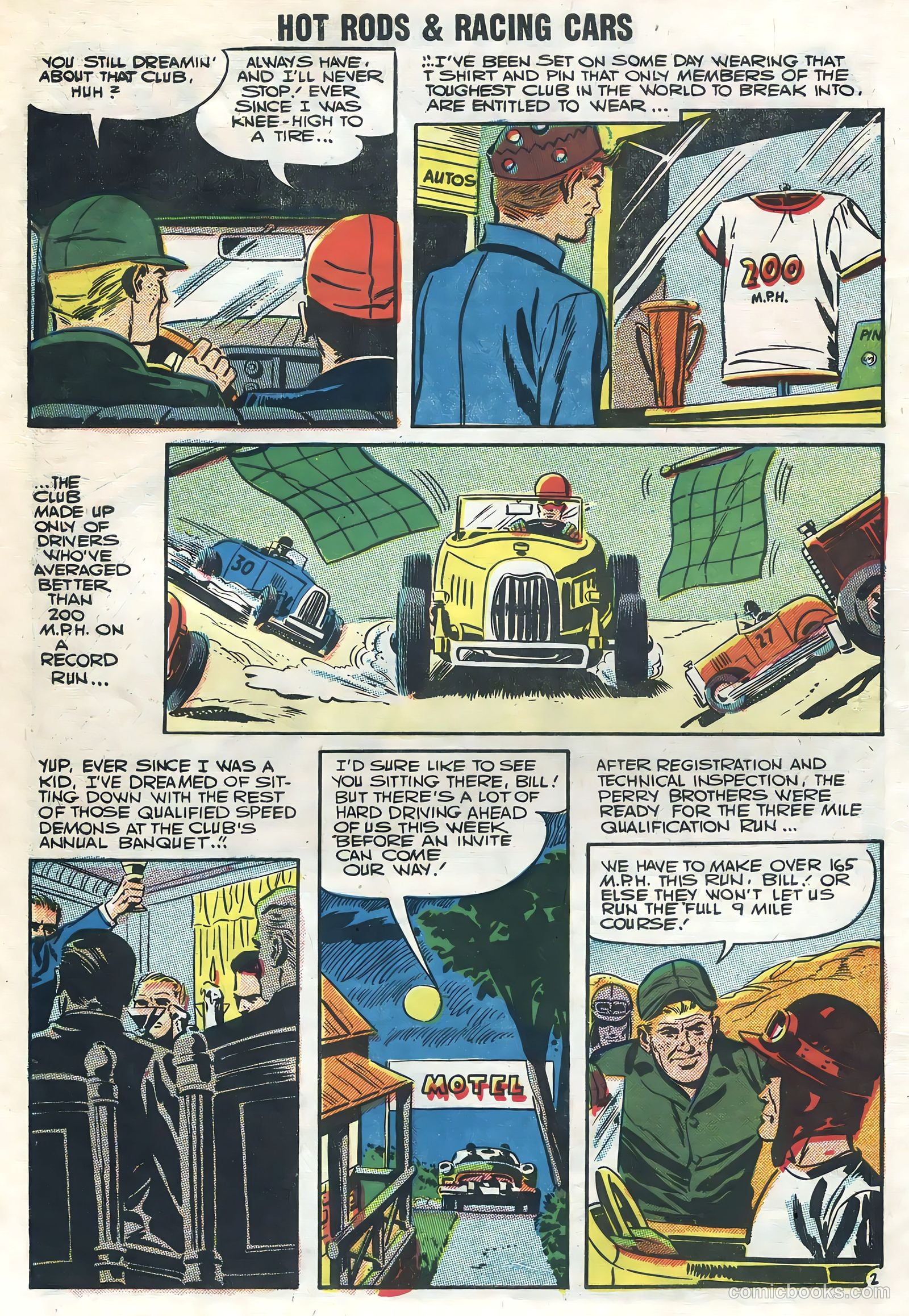 Hot Rods and Racing Cars #32 (1957) — page 10 of 36