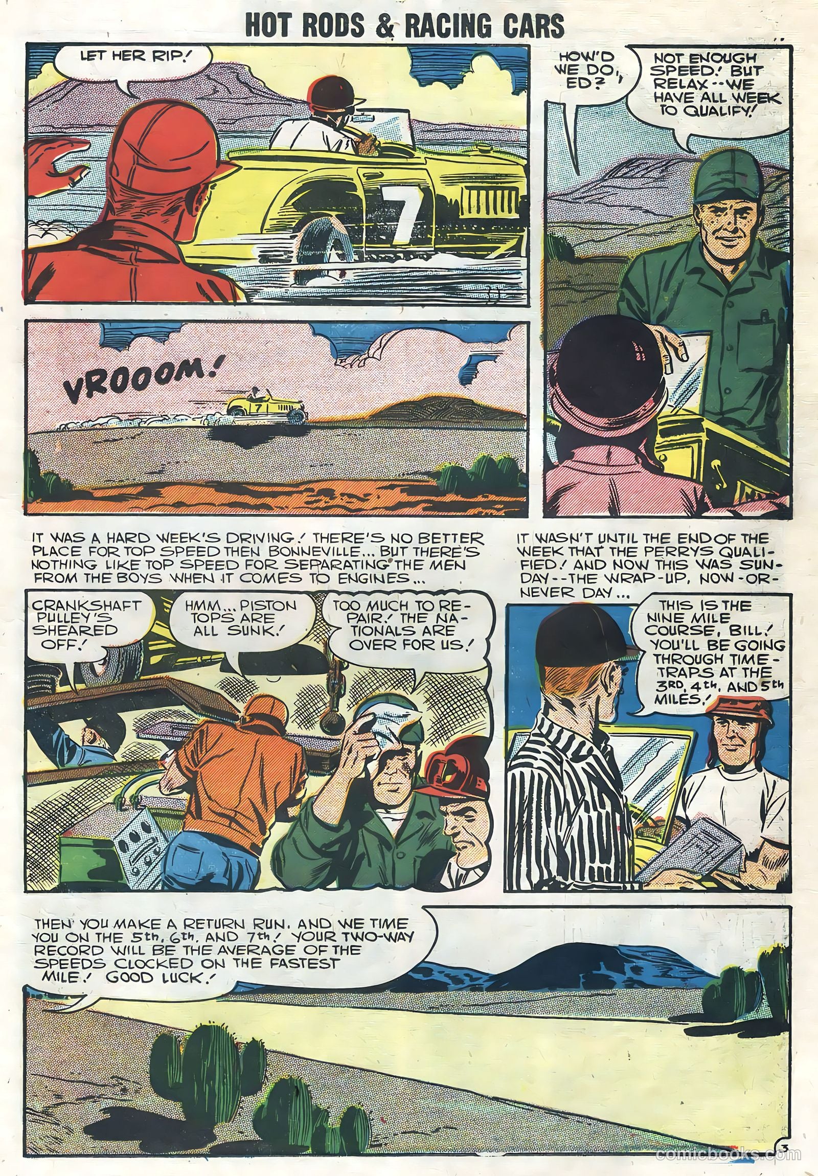 Hot Rods and Racing Cars #32 (1957) — page 11 of 36