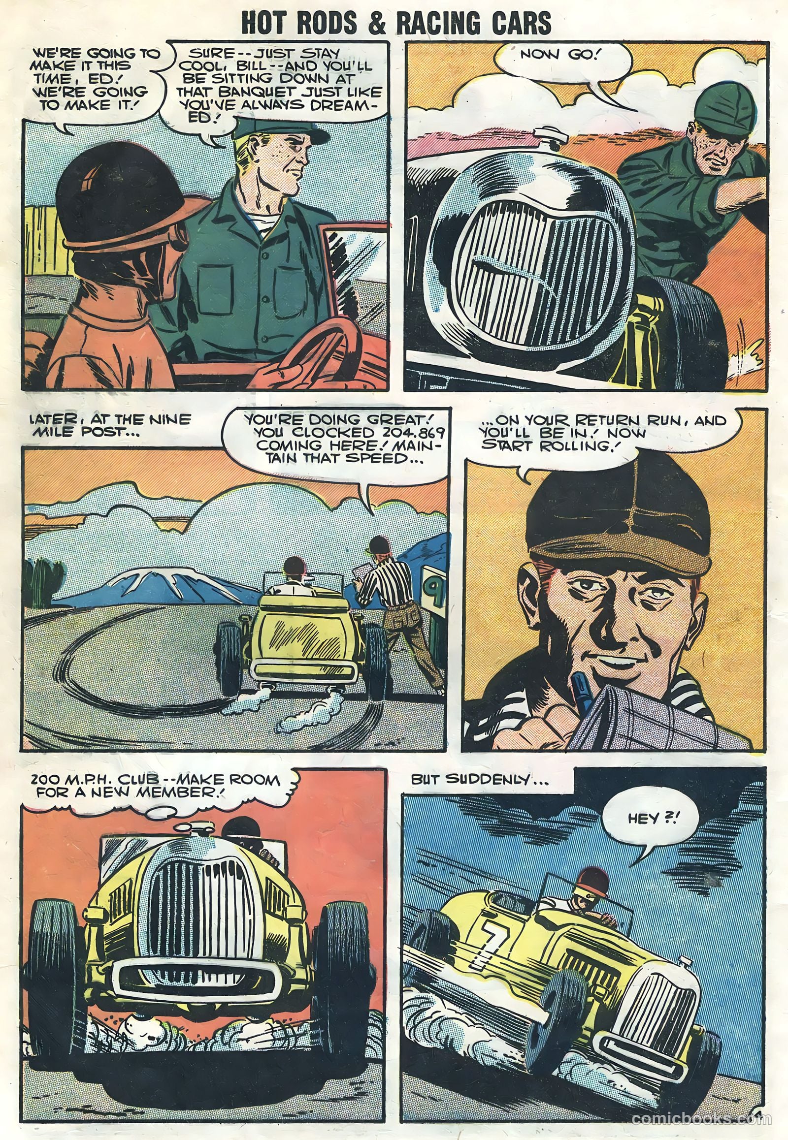 Hot Rods and Racing Cars #32 (1957) — page 12 of 36