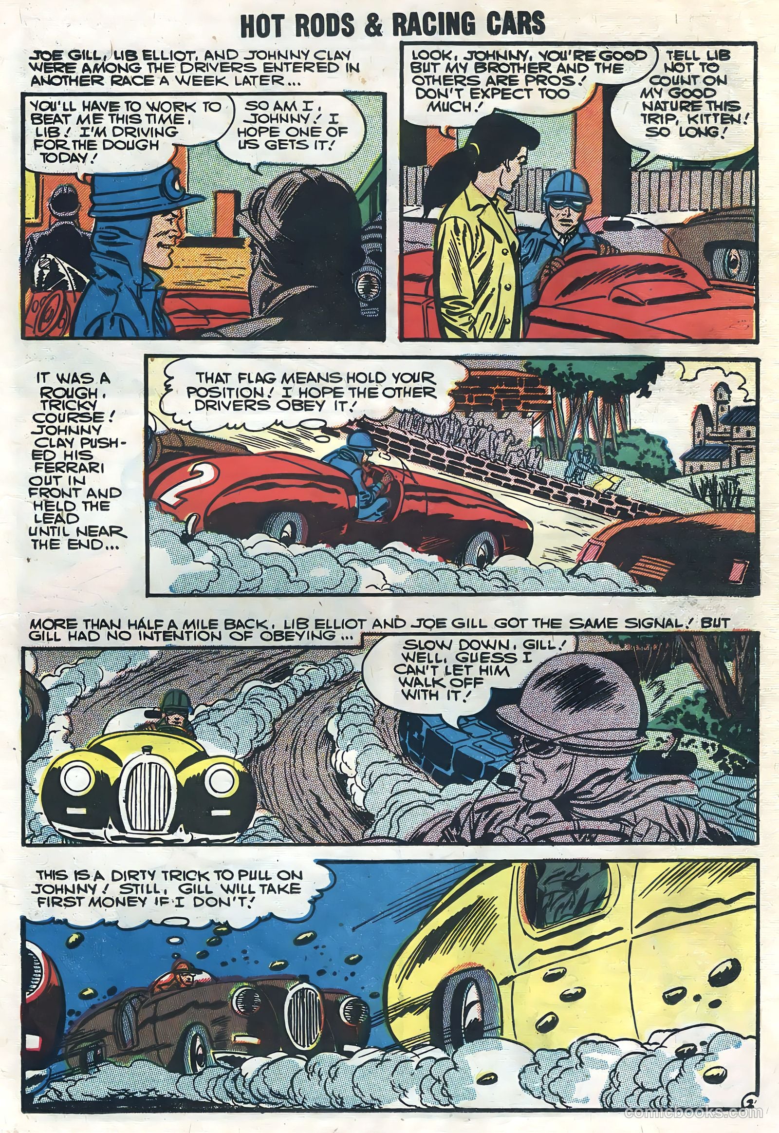 Hot Rods and Racing Cars #32 (1957) — page 23 of 36