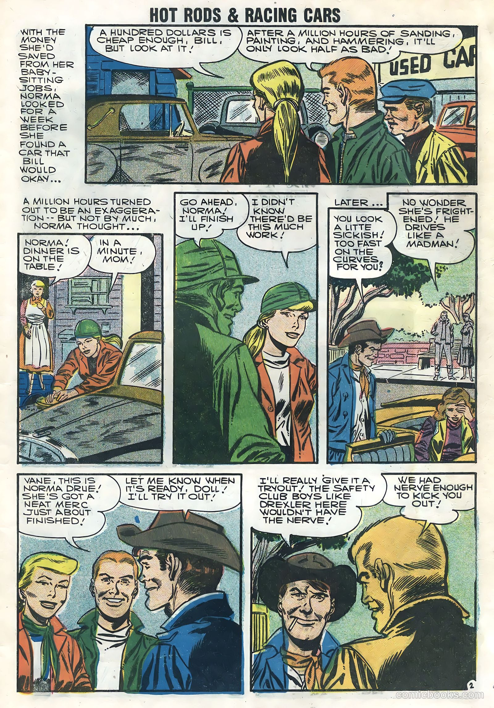 Hot Rods and Racing Cars #32 (1957) — page 29 of 36