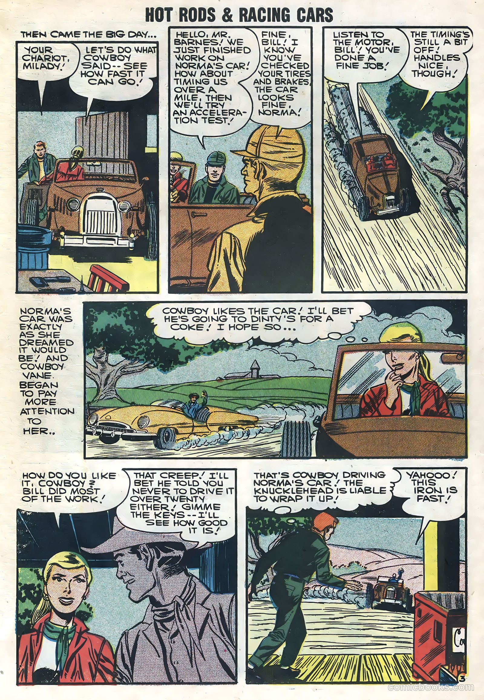 Hot Rods and Racing Cars #32 (1957) — page 30 of 36