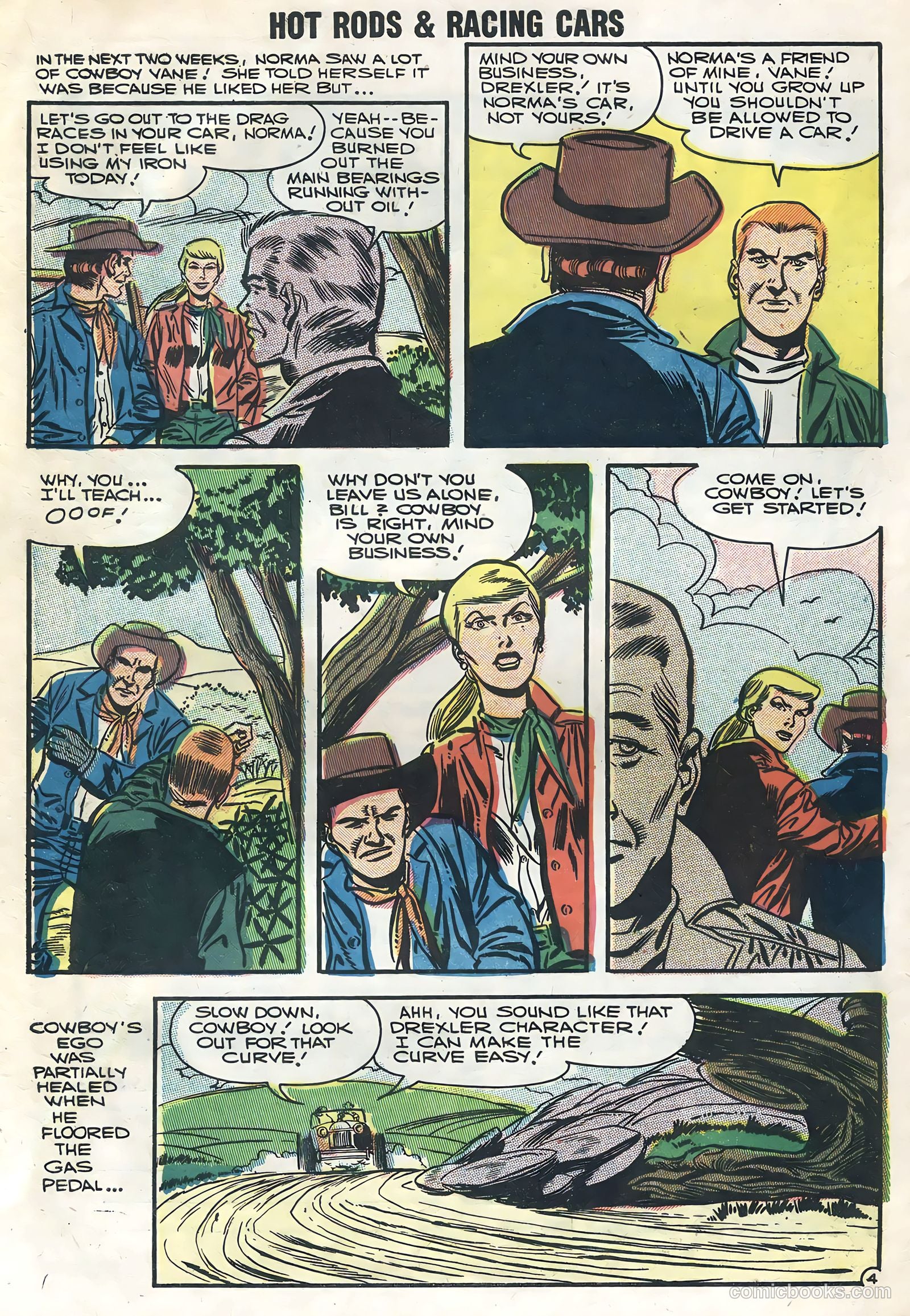 Hot Rods and Racing Cars #32 (1957) — page 32 of 36