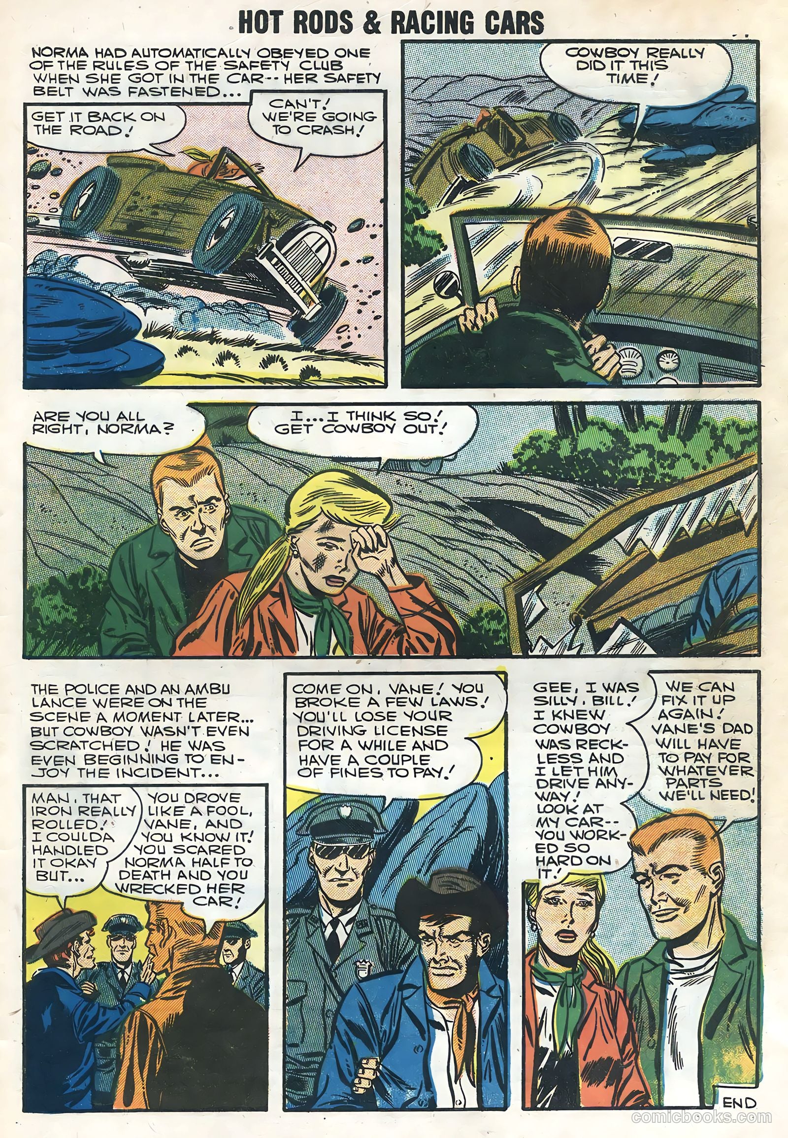 Hot Rods and Racing Cars #32 (1957) — page 33 of 36