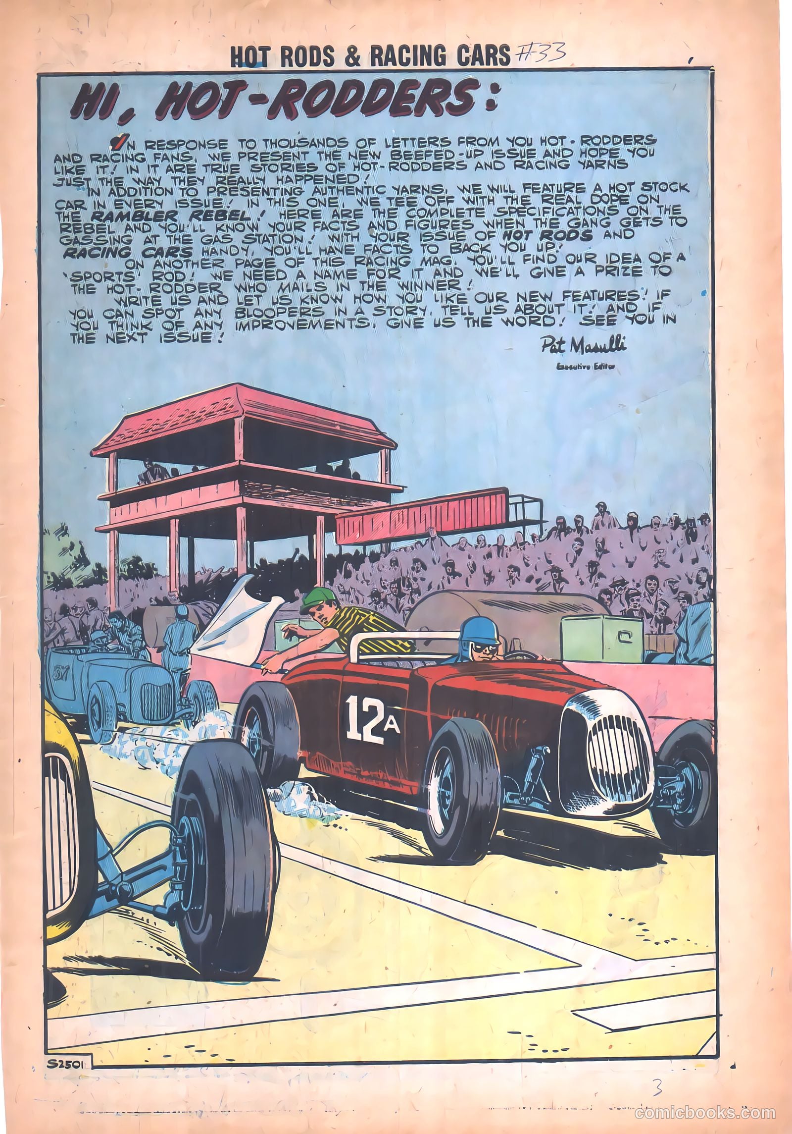 Hot Rods and Racing Cars #33 (1957) — page 3 of 36
