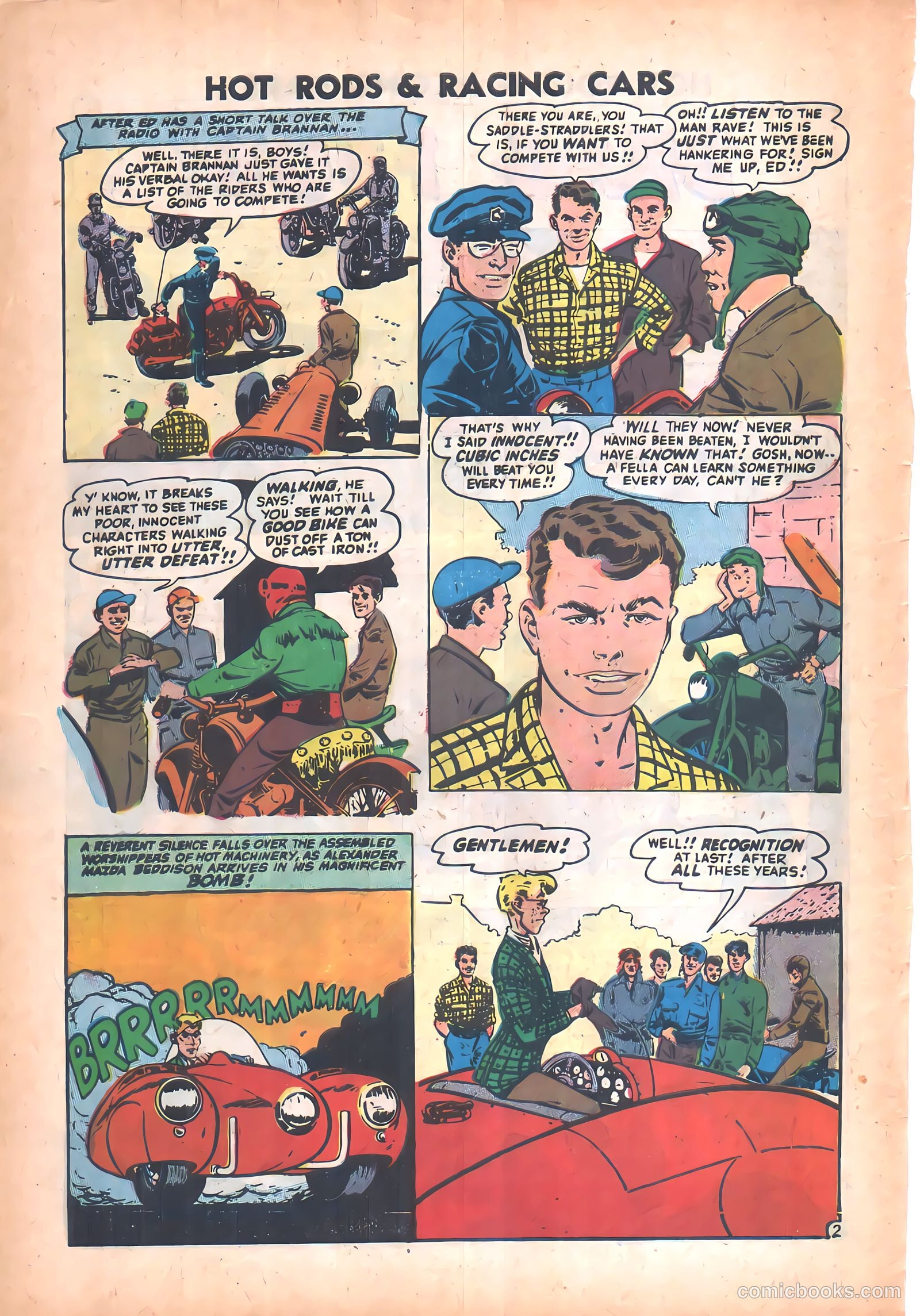 Hot Rods and Racing Cars #33 (1957) — page 10 of 36