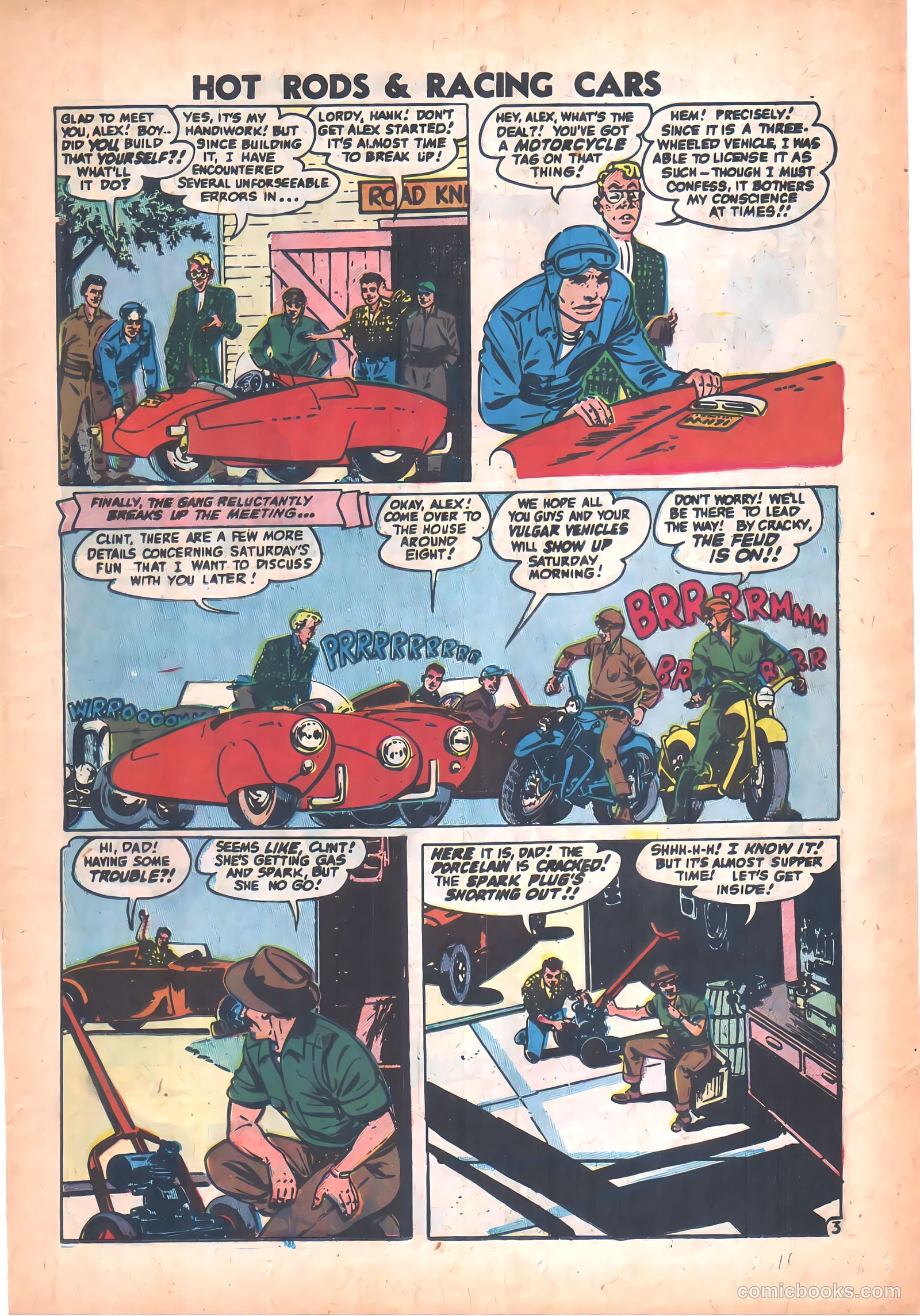 Hot Rods and Racing Cars #33 (1957) — page 11 of 36