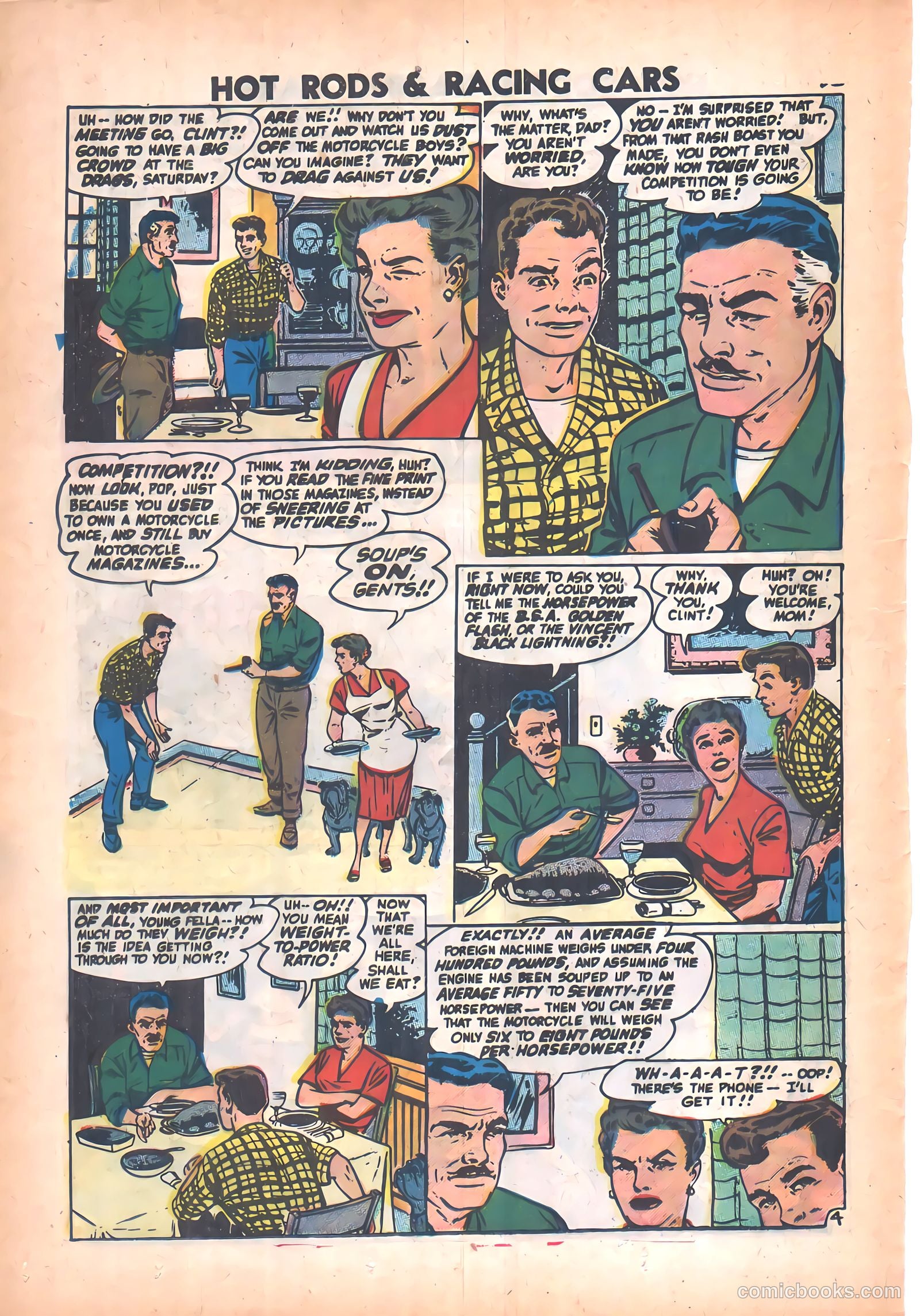 Hot Rods and Racing Cars #33 (1957) — page 12 of 36
