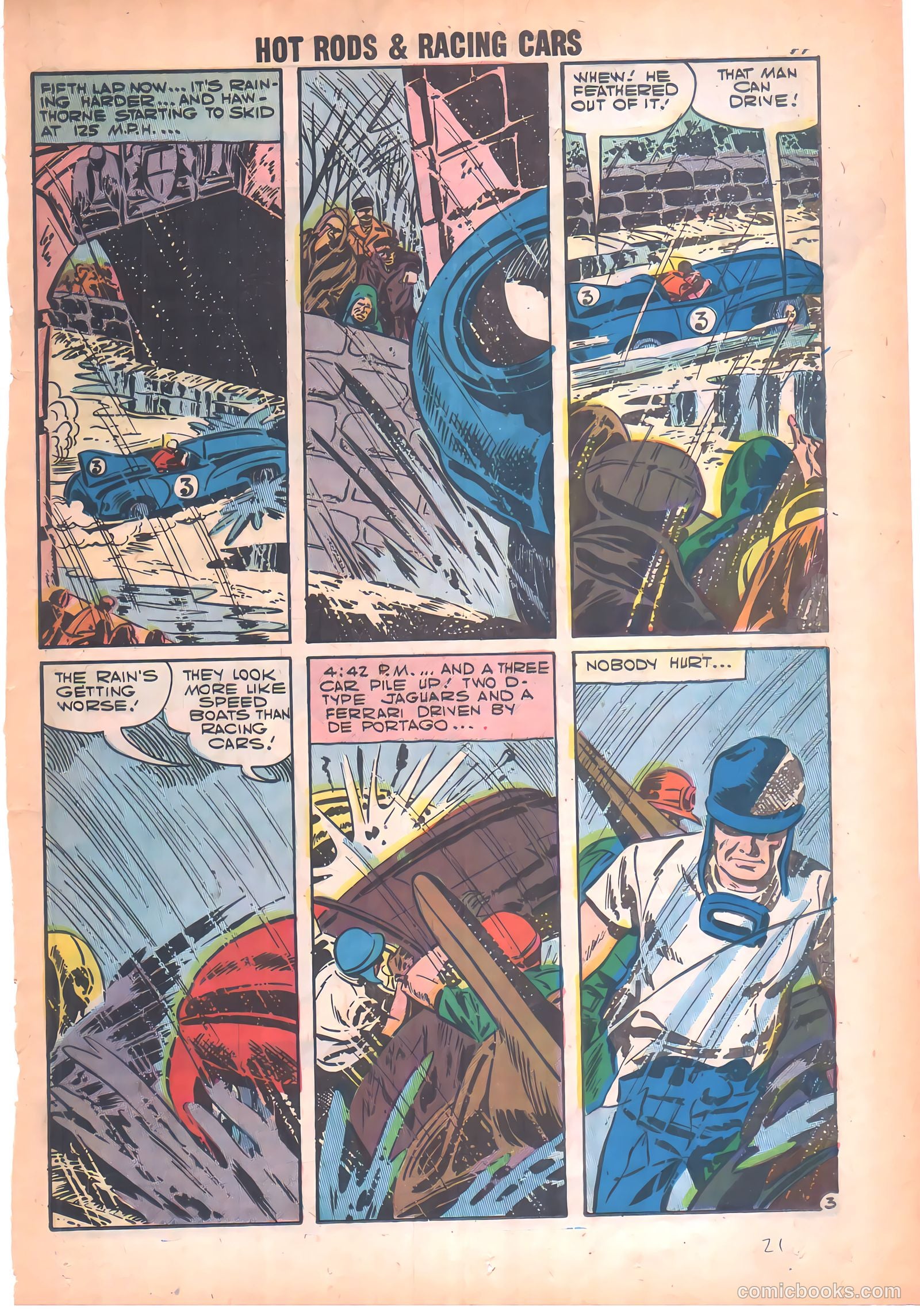 Hot Rods and Racing Cars #33 (1957) — page 21 of 36