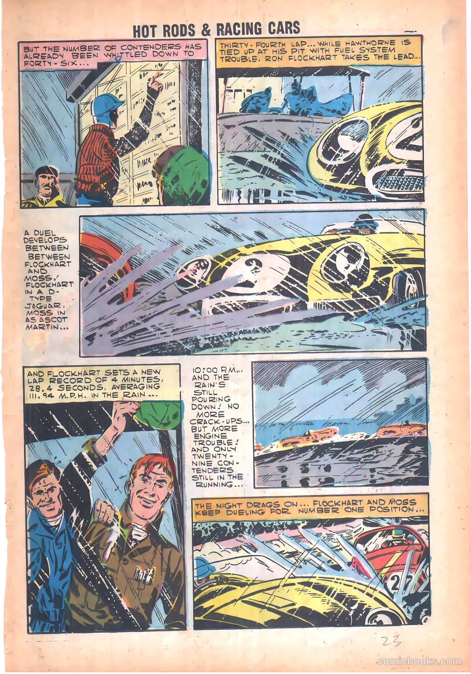 Hot Rods and Racing Cars #33 (1957) — page 23 of 36