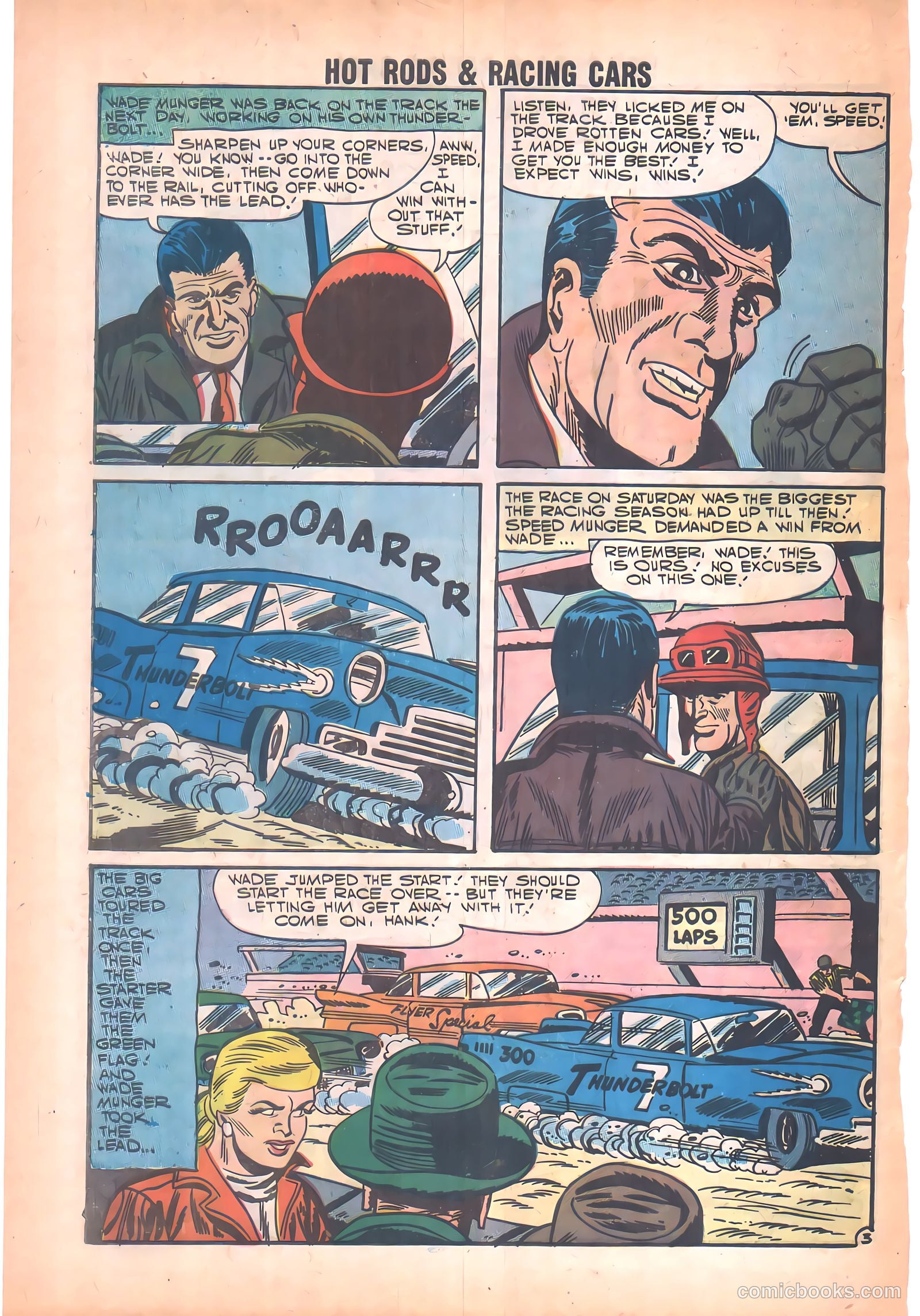 Hot Rods and Racing Cars #33 (1957) — page 28 of 36