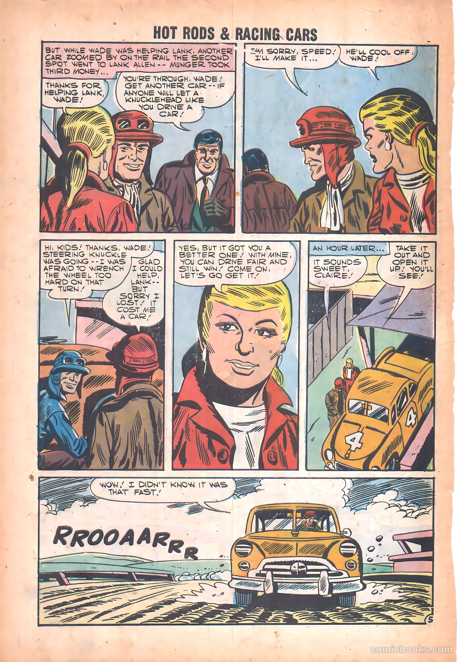 Hot Rods and Racing Cars #33 (1957) — page 30 of 36