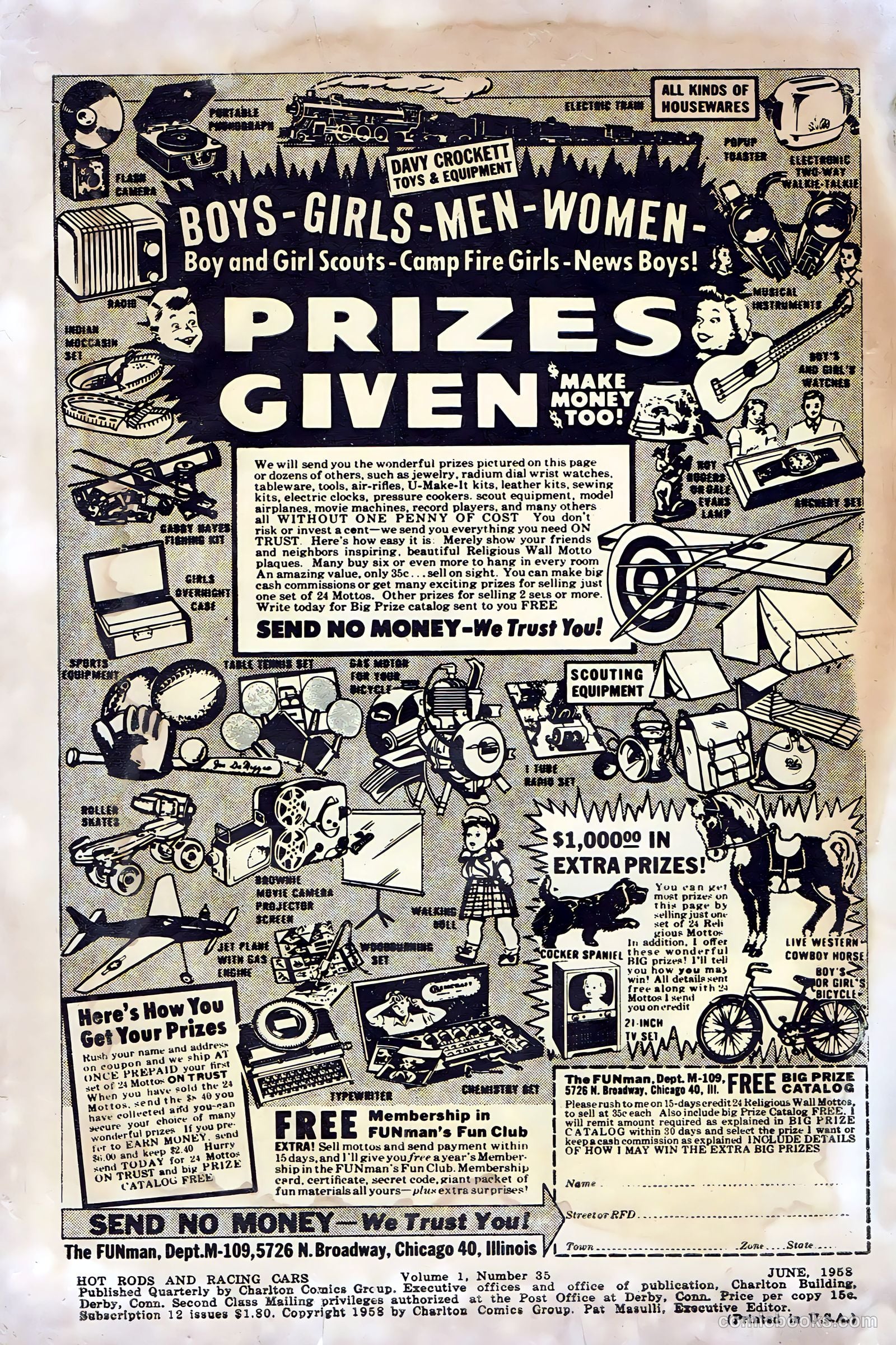 Hot Rods and Racing Cars #35 (1958) — page 2 of 68