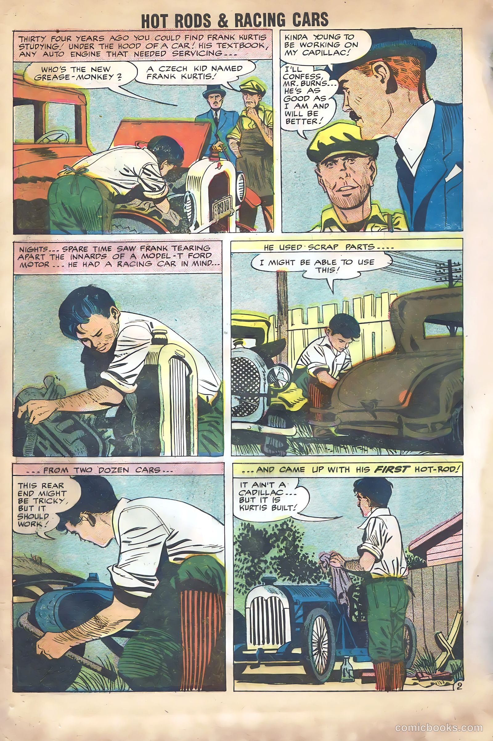 Hot Rods and Racing Cars #35 (1958) — page 4 of 68