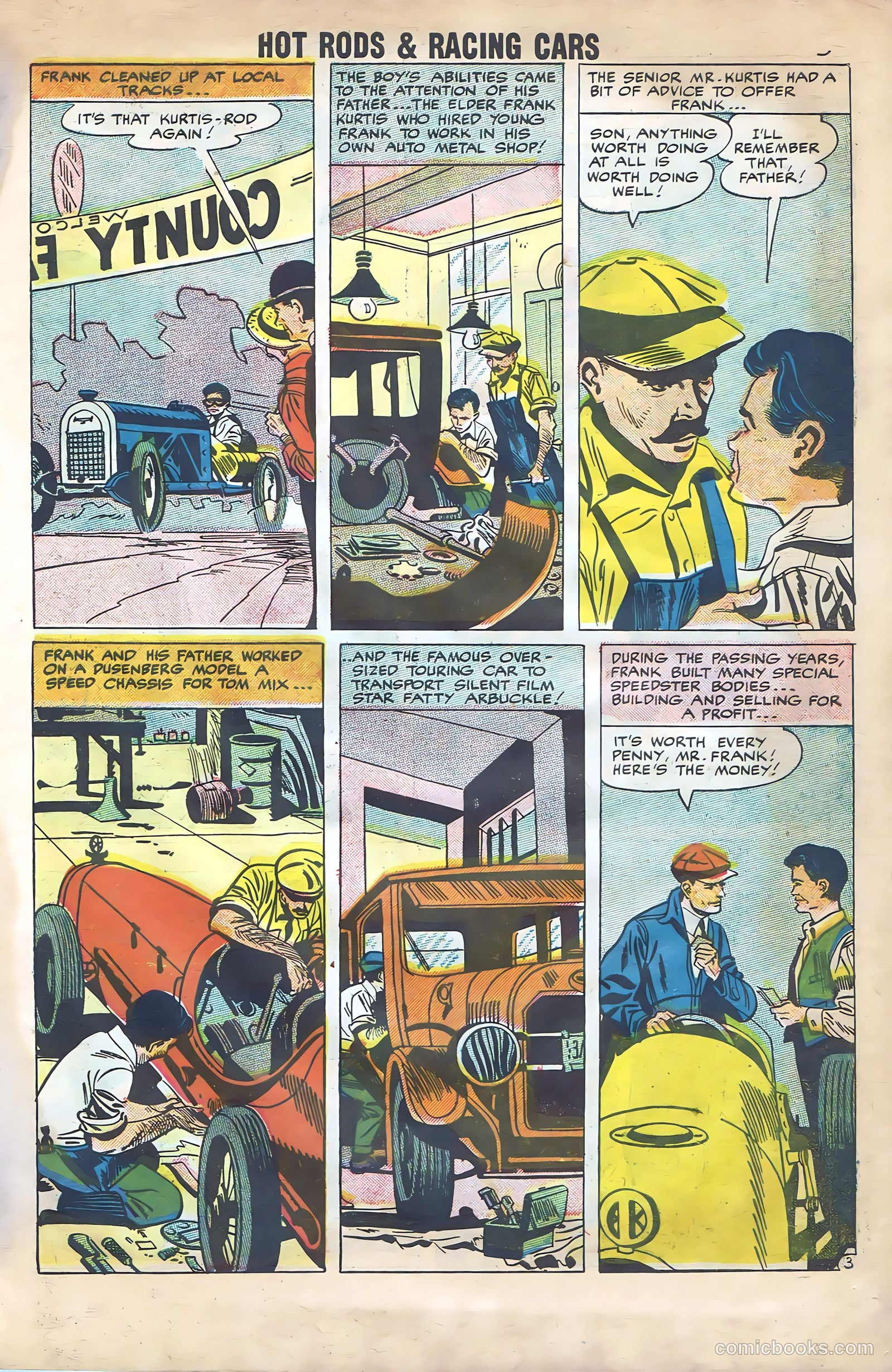 Hot Rods and Racing Cars #35 (1958) — page 5 of 68