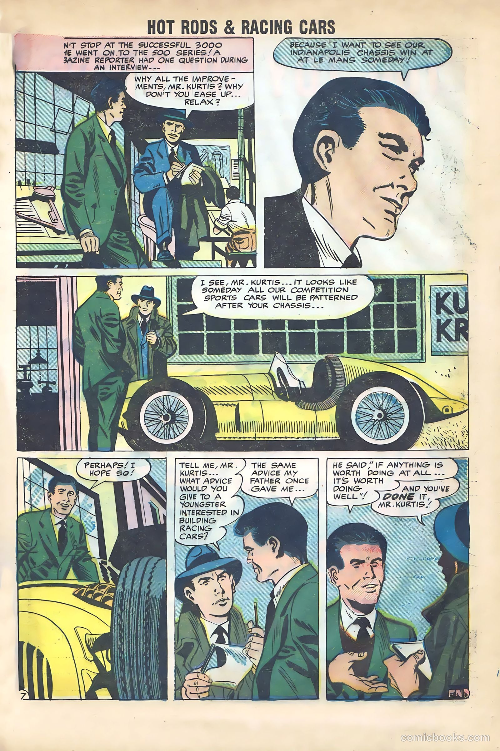 Hot Rods and Racing Cars #35 (1958) — page 9 of 68