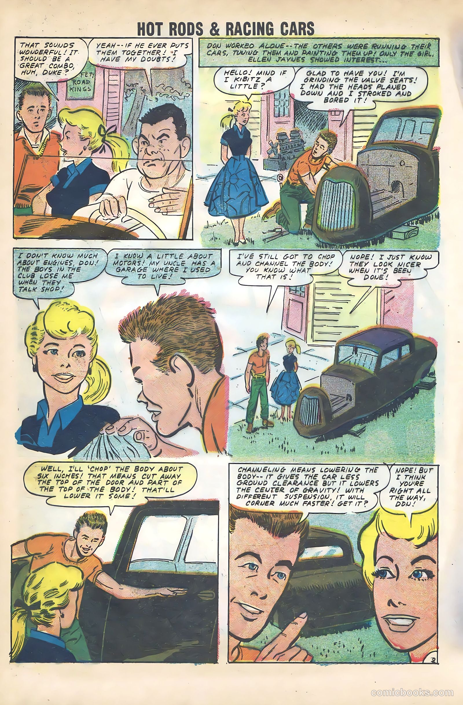 Hot Rods and Racing Cars #35 (1958) — page 12 of 68