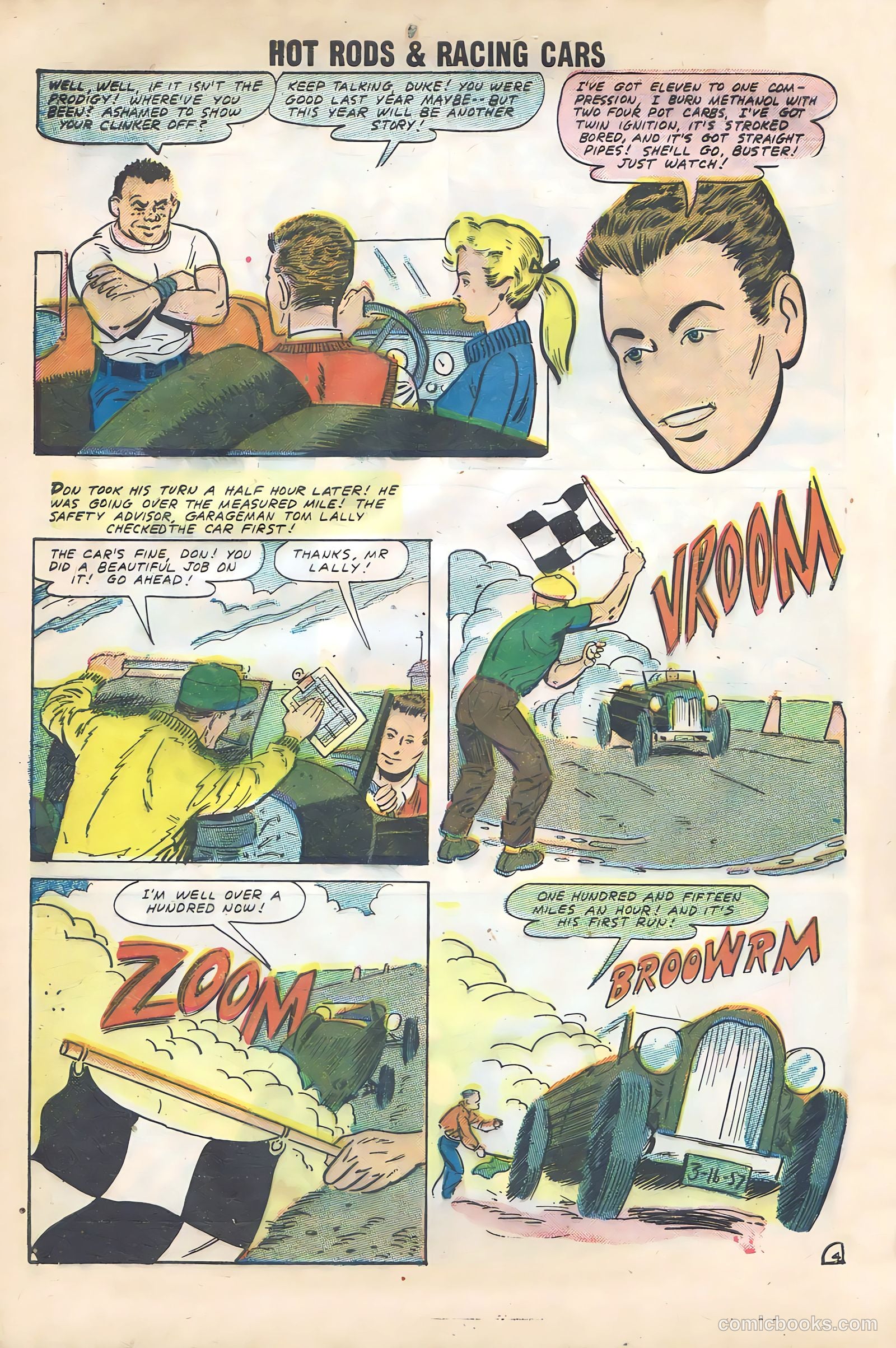 Hot Rods and Racing Cars #35 (1958) — page 14 of 68