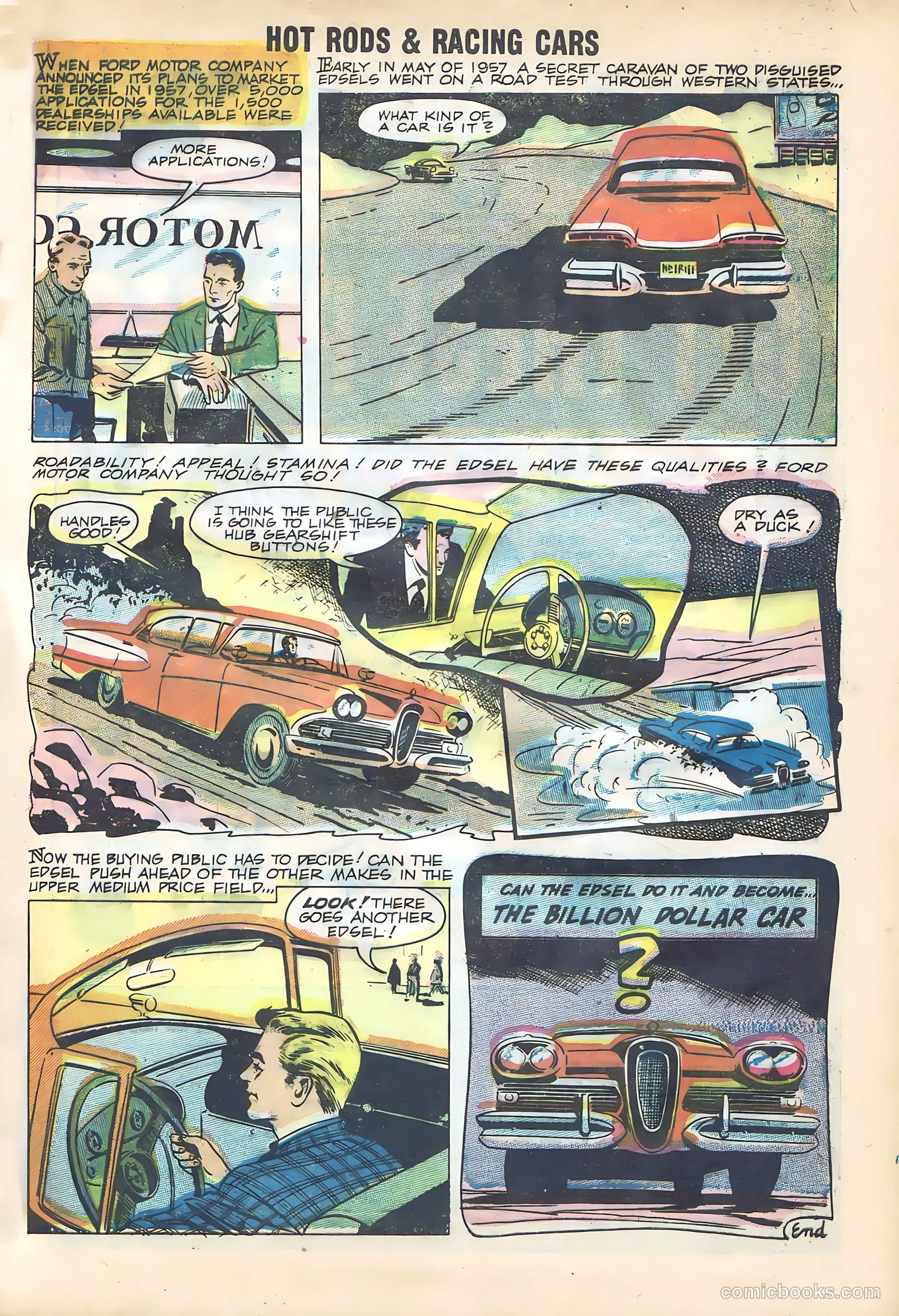Hot Rods and Racing Cars #35 (1958) — page 17 of 68