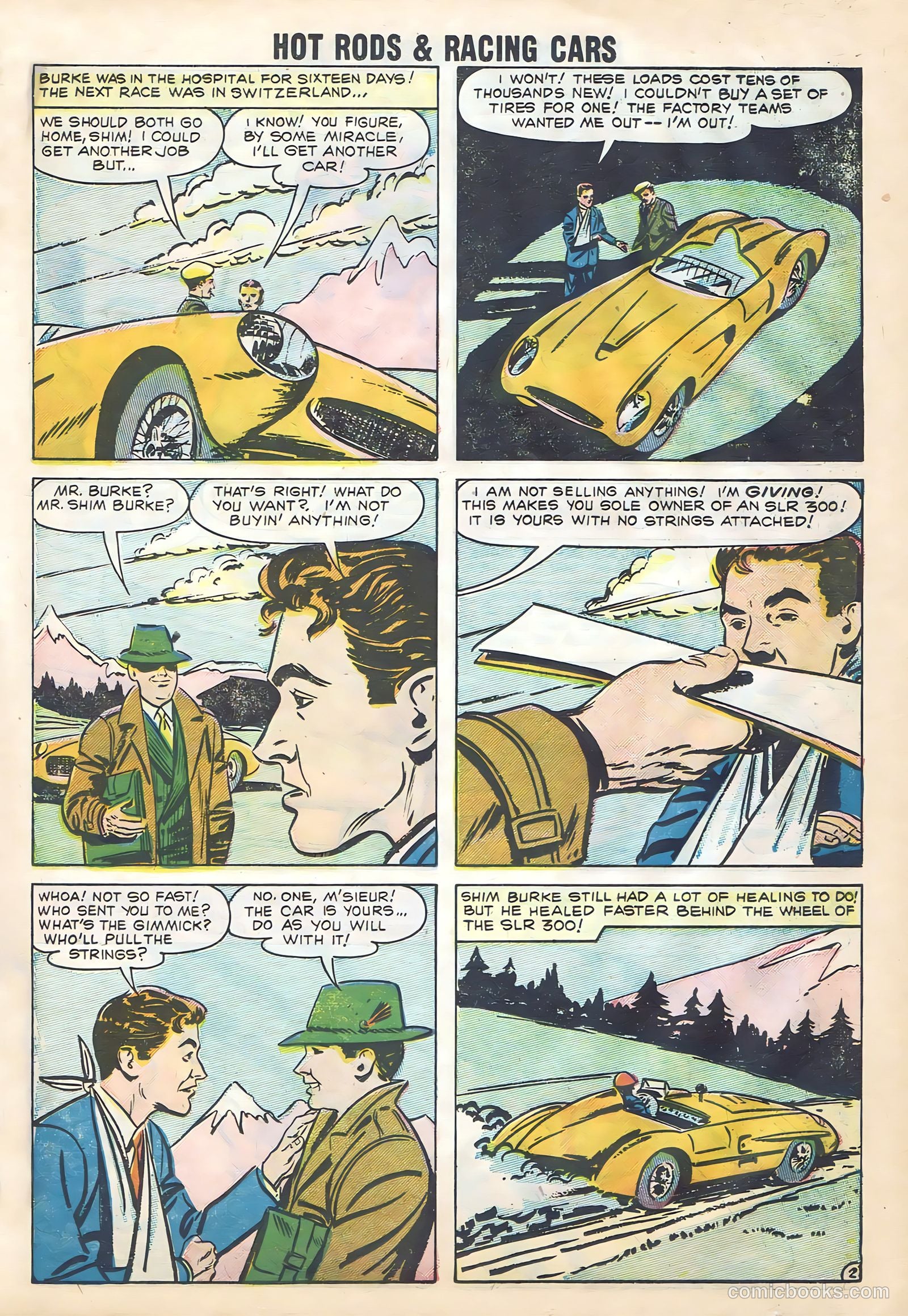 Hot Rods and Racing Cars #35 (1958) — page 21 of 68