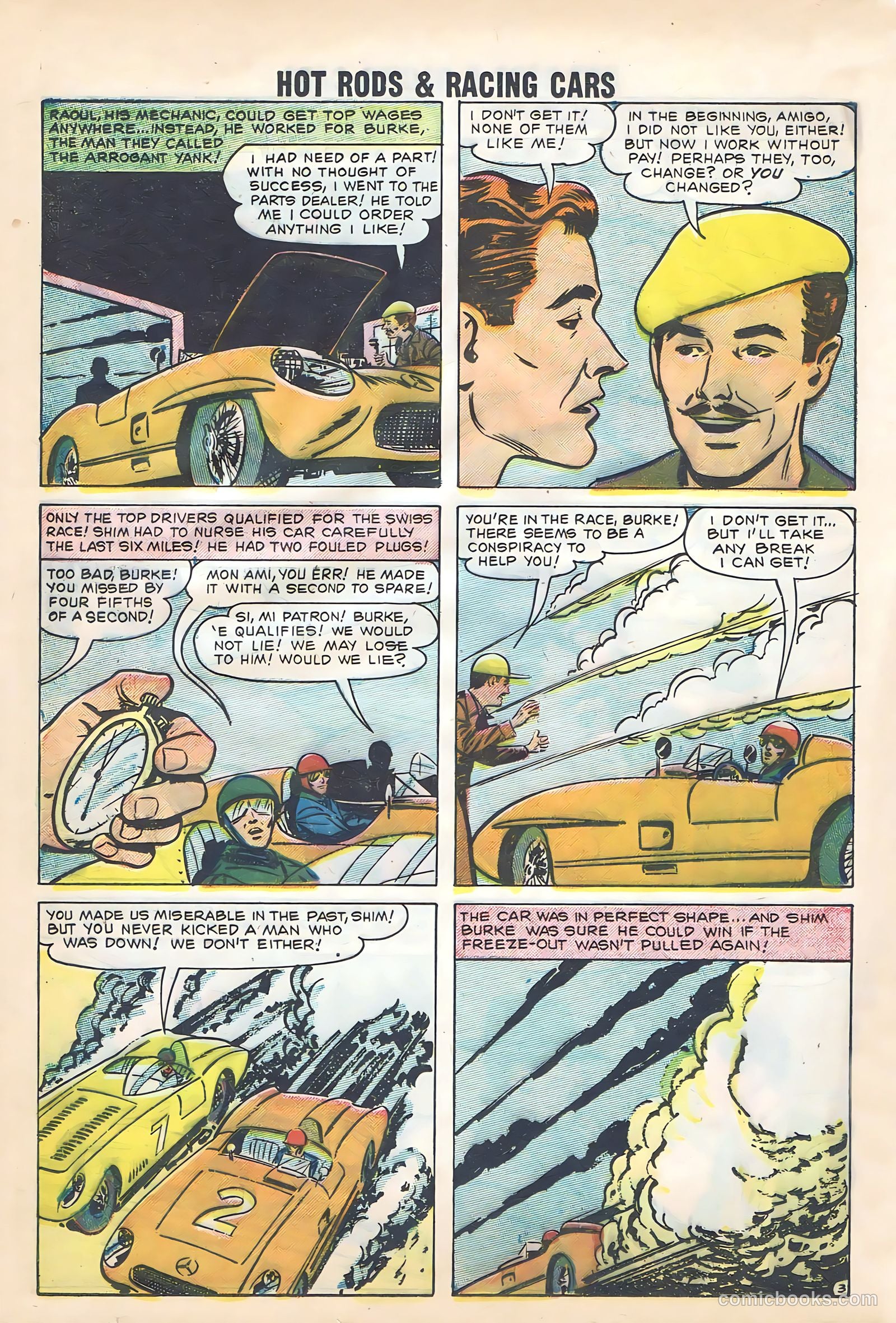 Hot Rods and Racing Cars #35 (1958) — page 22 of 68