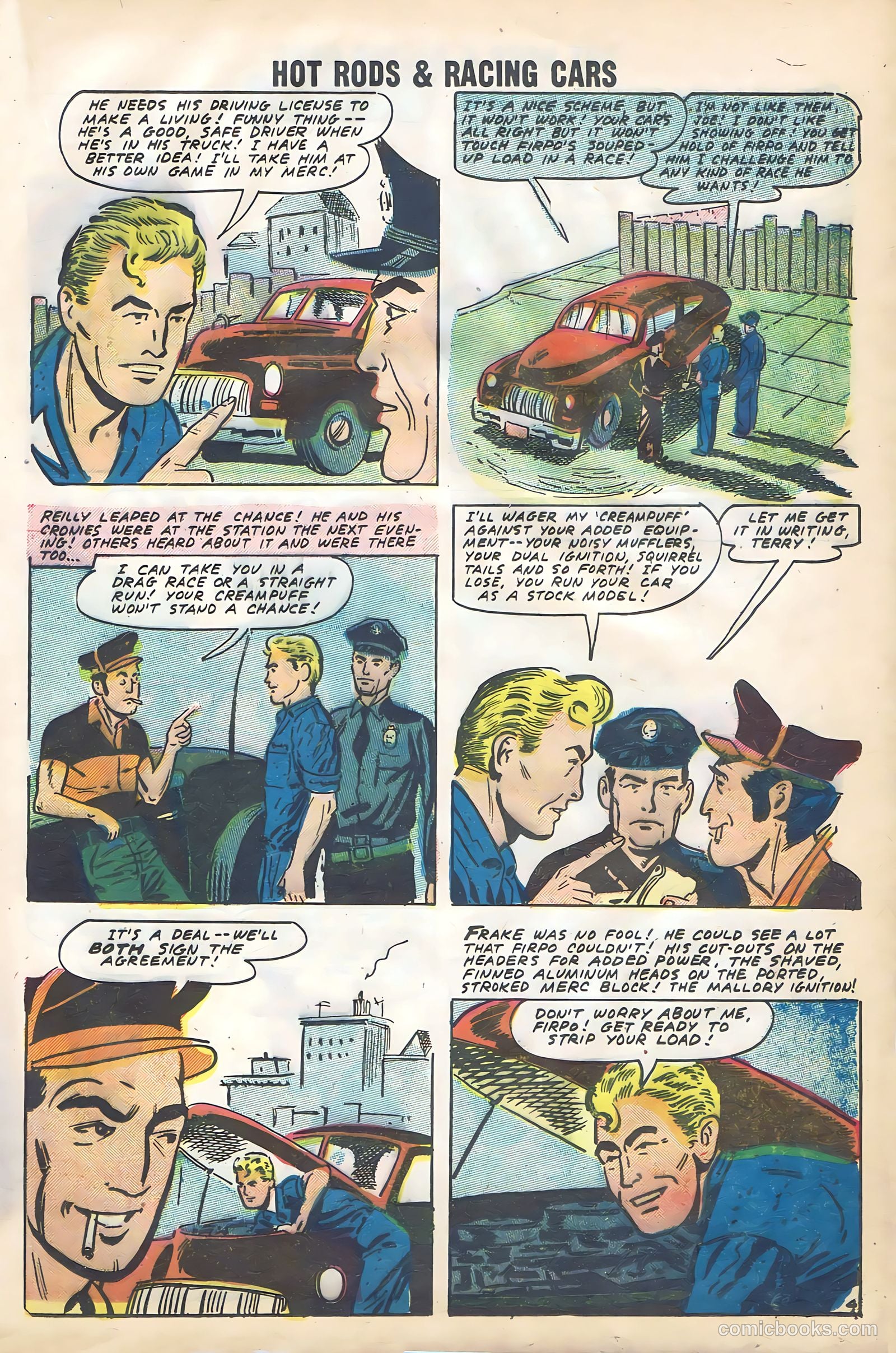 Hot Rods and Racing Cars #35 (1958) — page 31 of 68