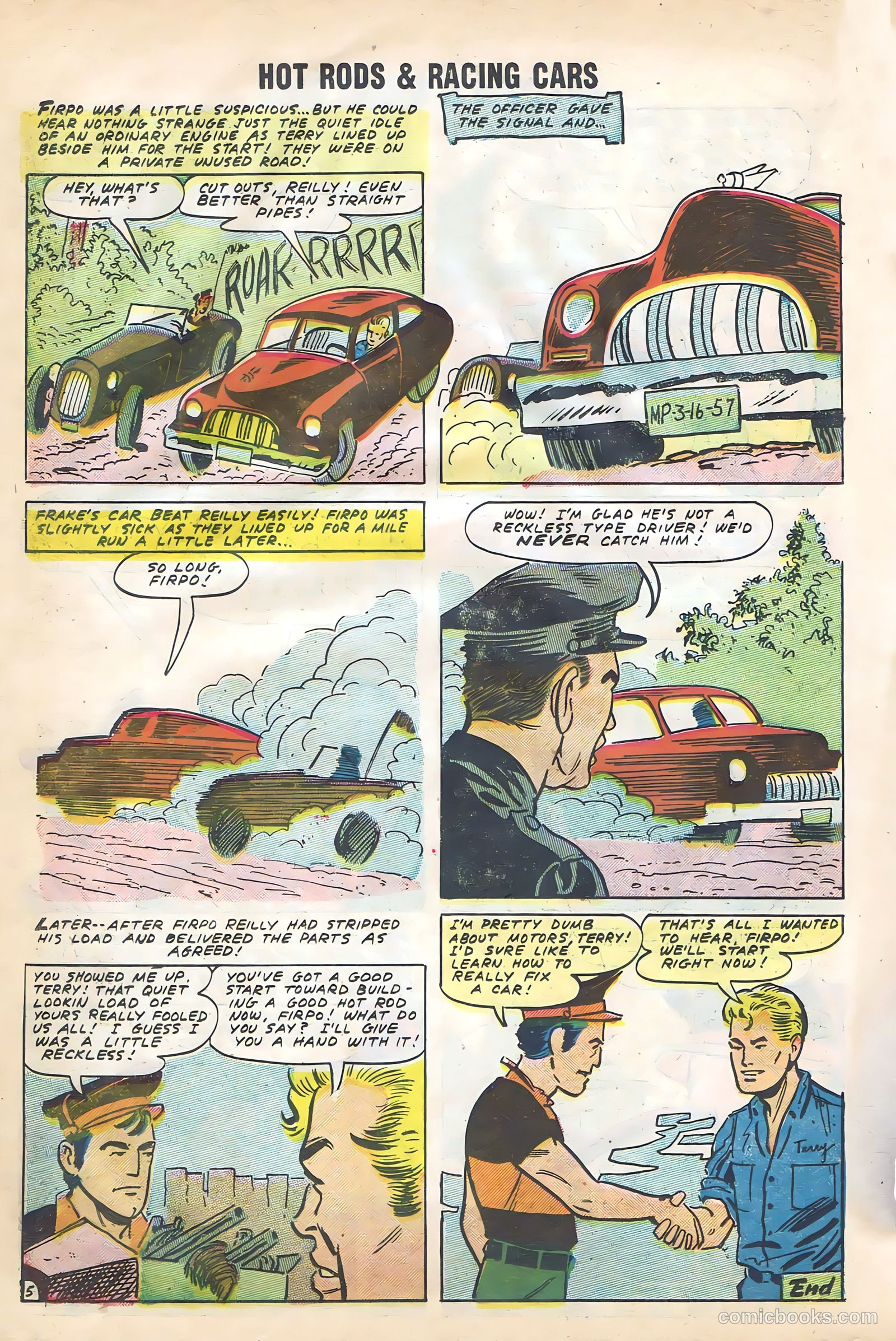 Hot Rods and Racing Cars #35 (1958) — page 32 of 68