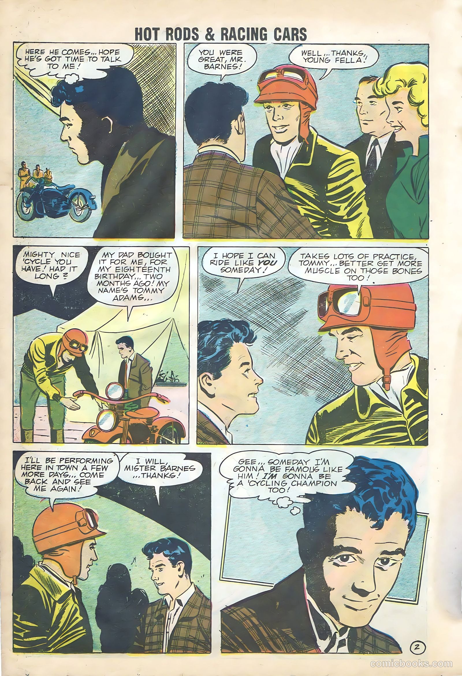 Hot Rods and Racing Cars #35 (1958) — page 34 of 68