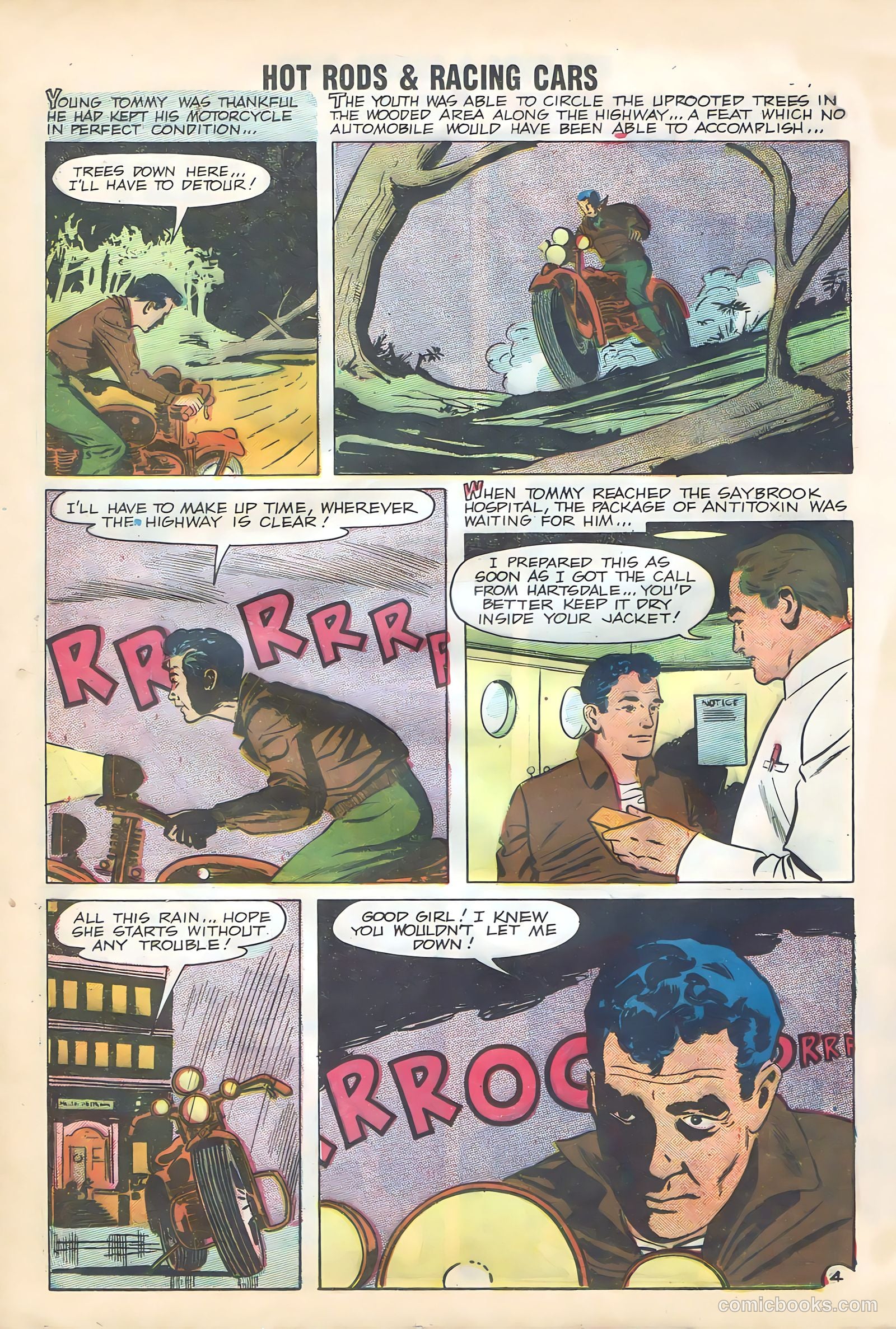 Hot Rods and Racing Cars #35 (1958) — page 36 of 68