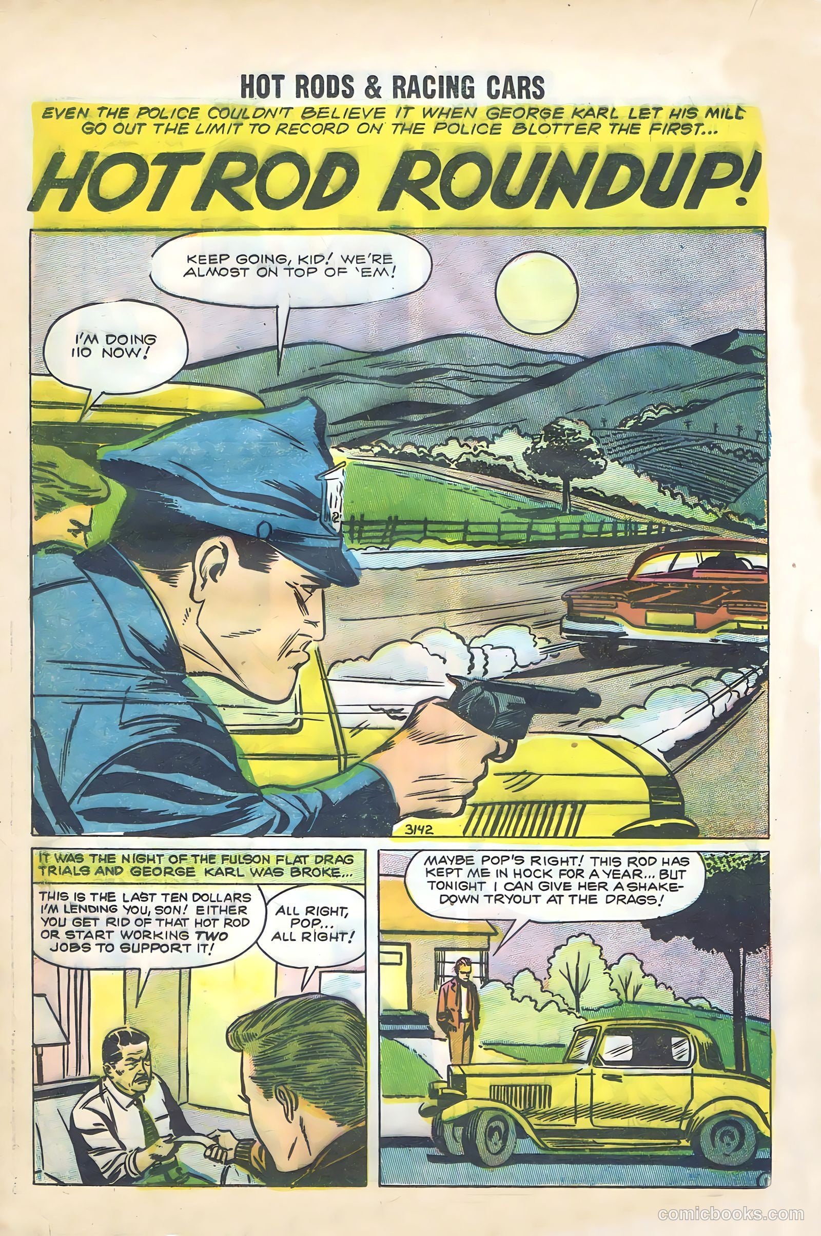 Hot Rods and Racing Cars #35 (1958) — page 38 of 68