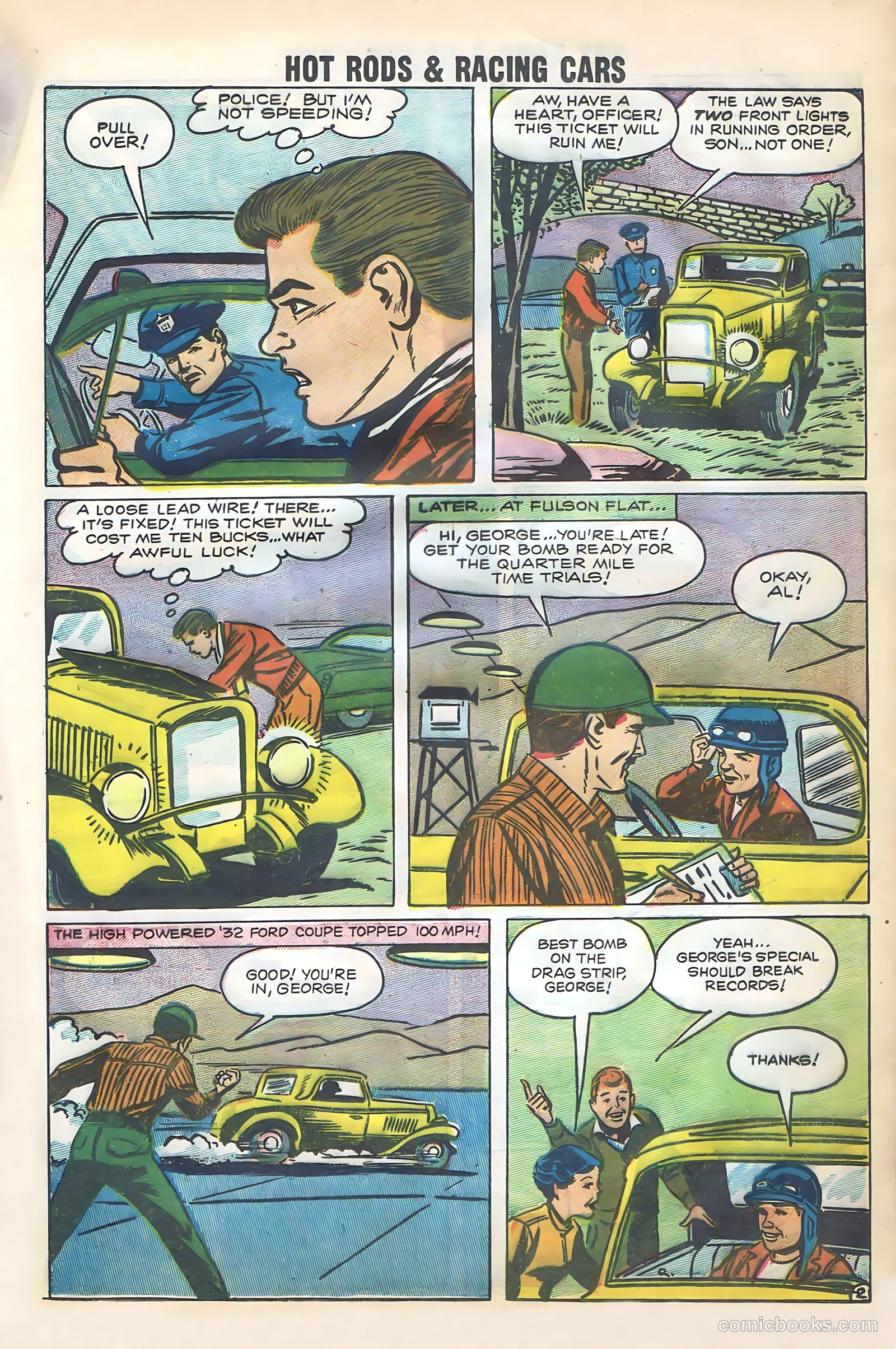 Hot Rods and Racing Cars #35 (1958) — page 39 of 68