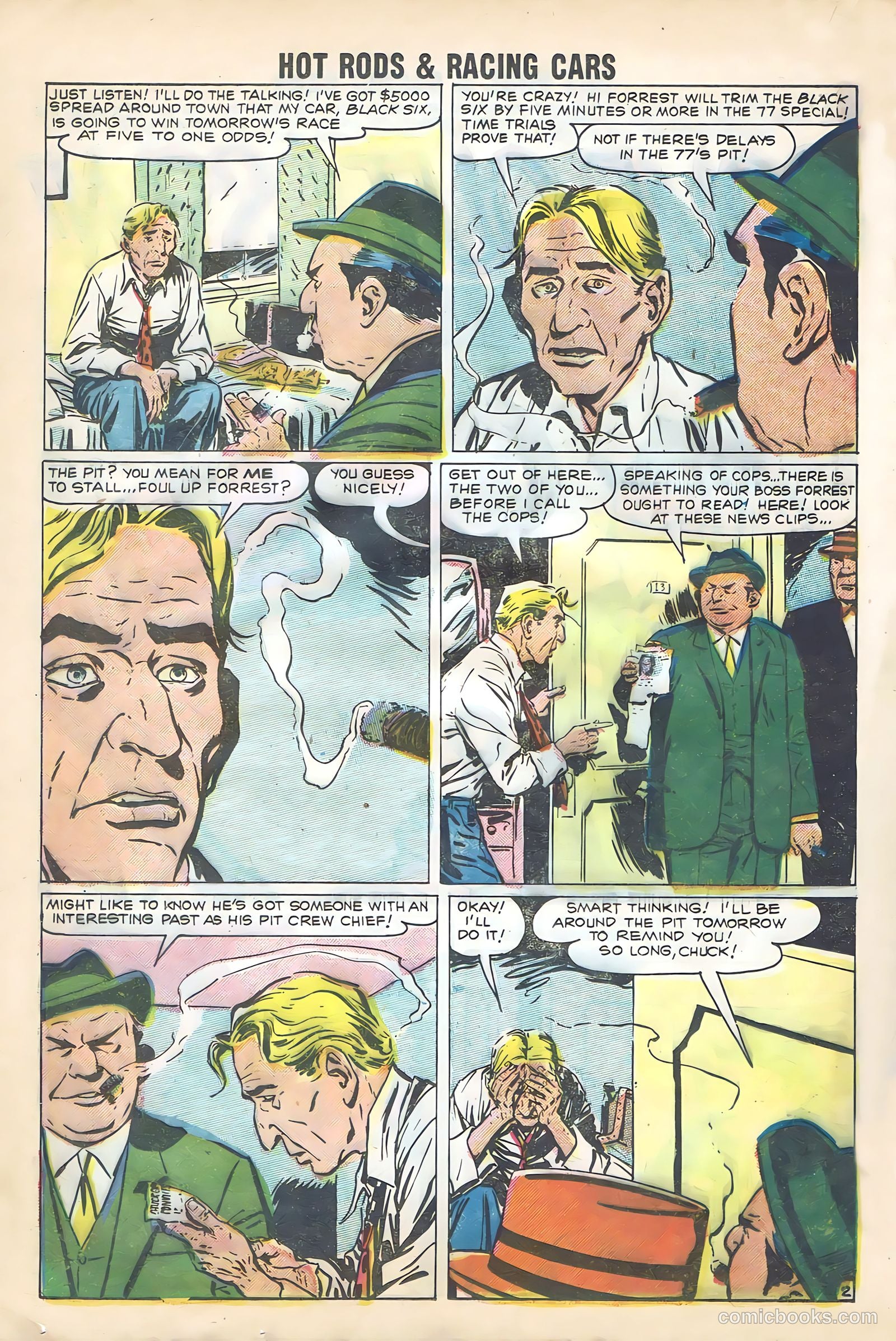 Hot Rods and Racing Cars #35 (1958) — page 44 of 68
