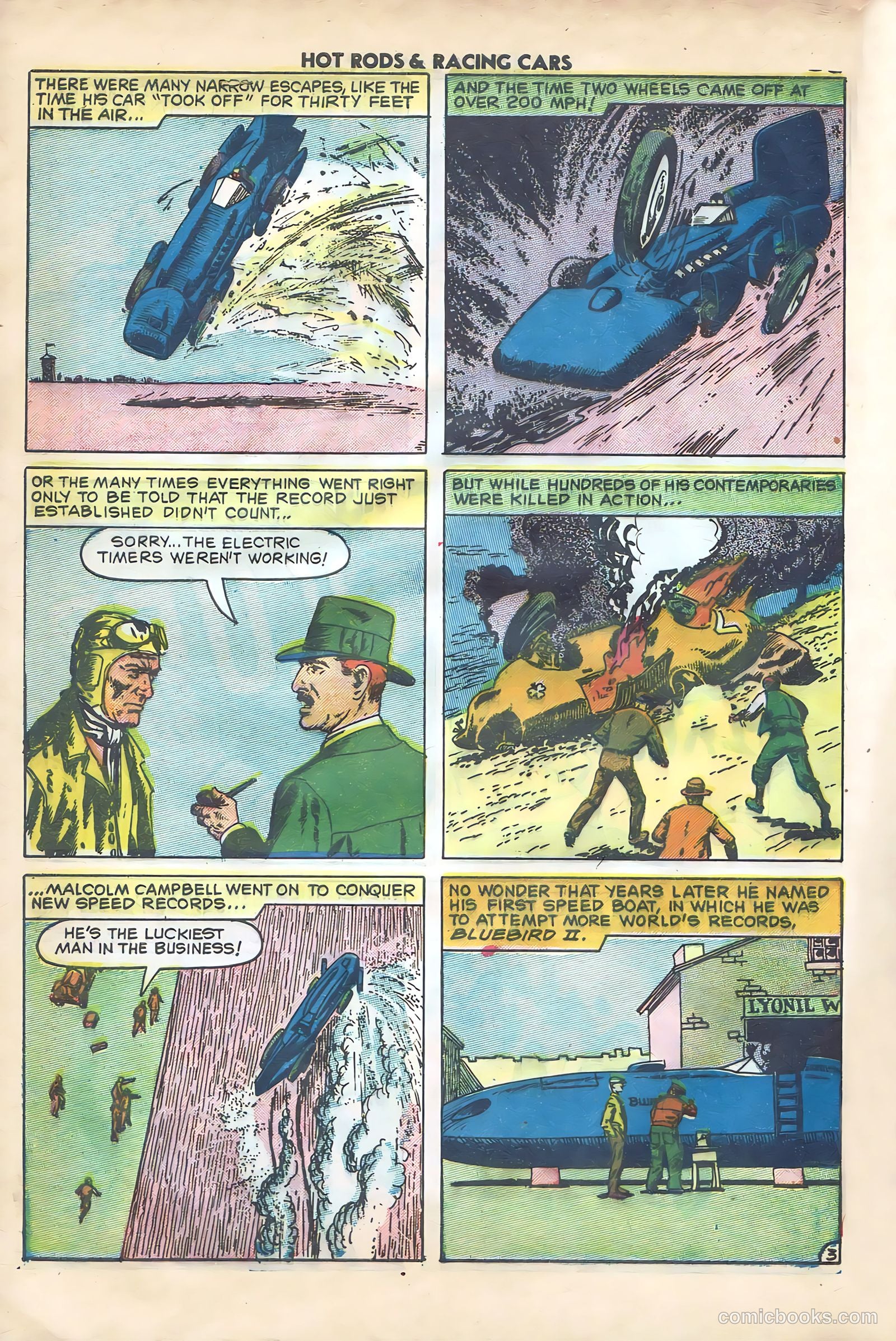 Hot Rods and Racing Cars #35 (1958) — page 54 of 68