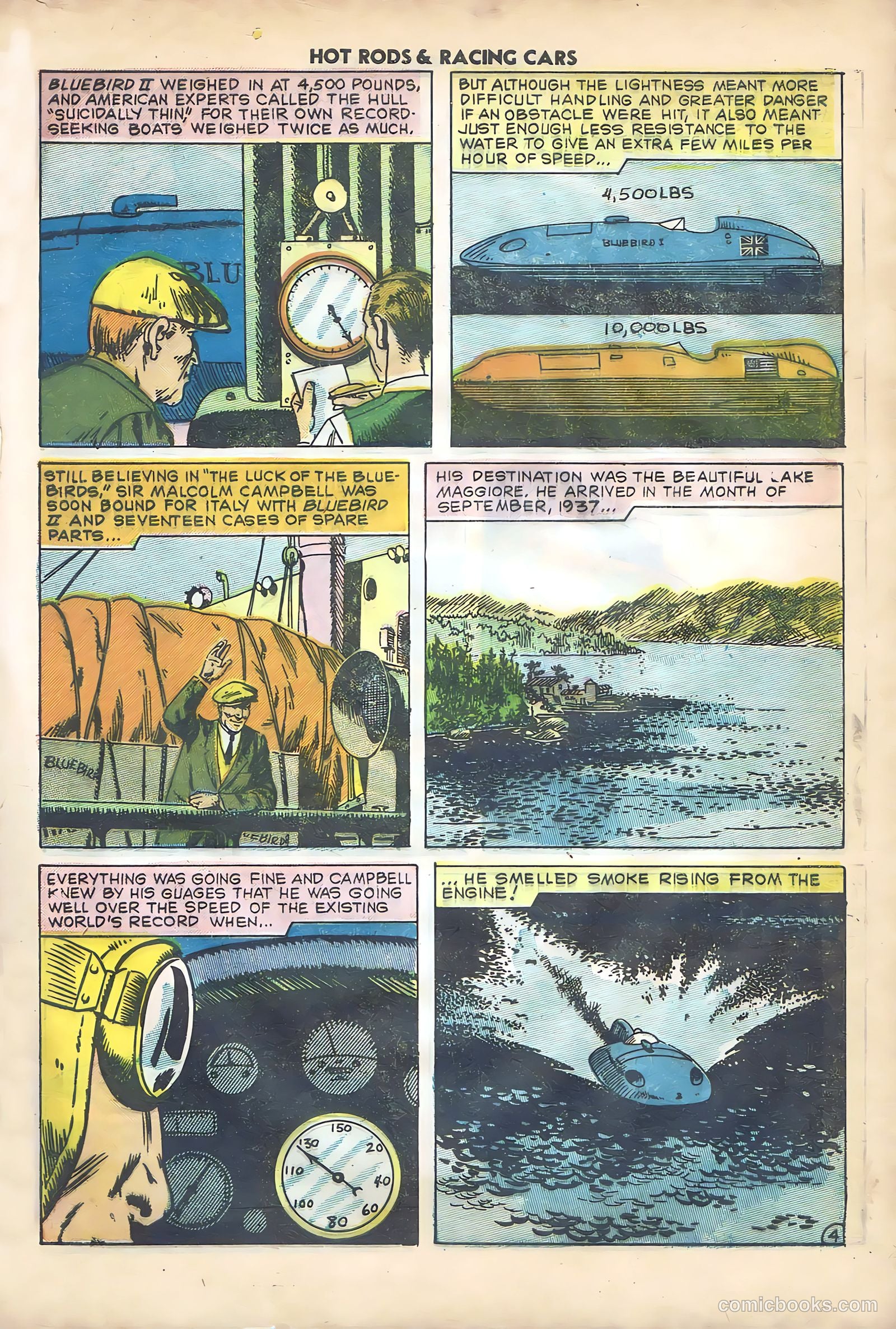 Hot Rods and Racing Cars #35 (1958) — page 55 of 68