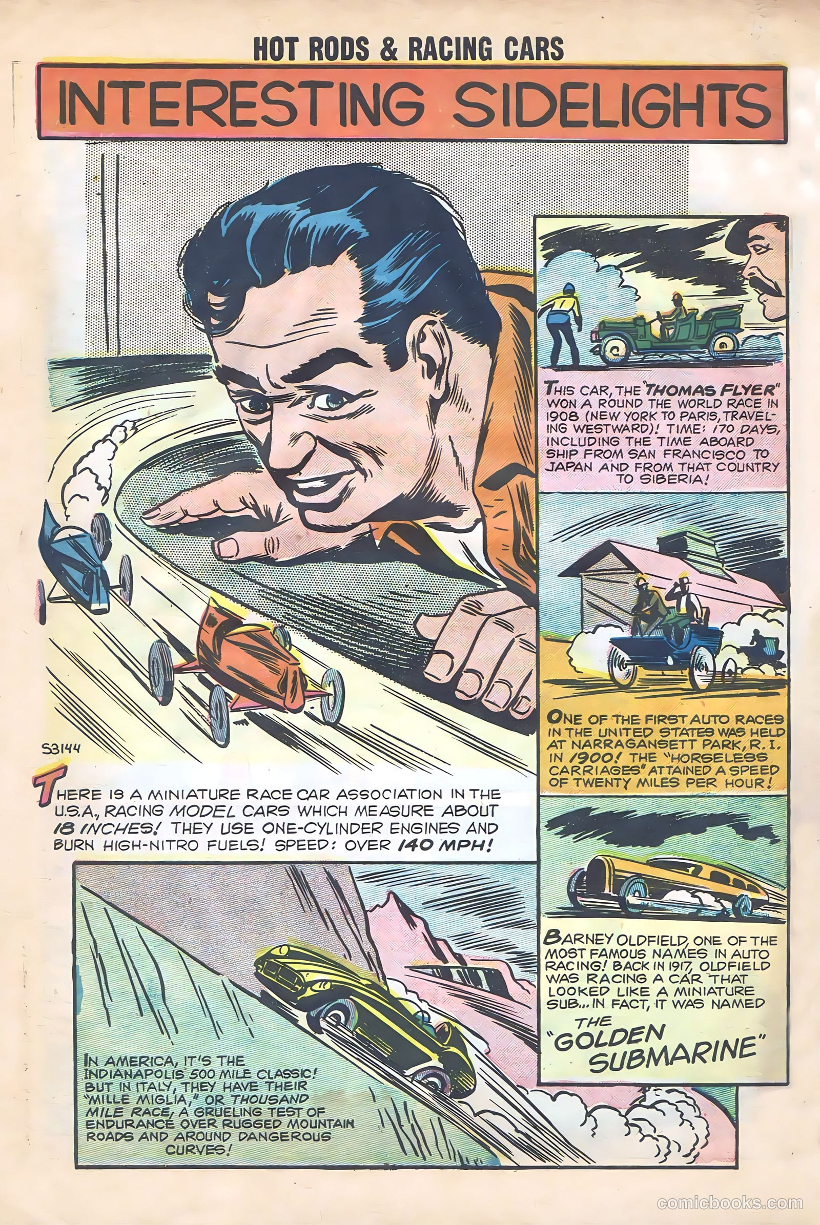 Hot Rods and Racing Cars #35 (1958) — page 58 of 68